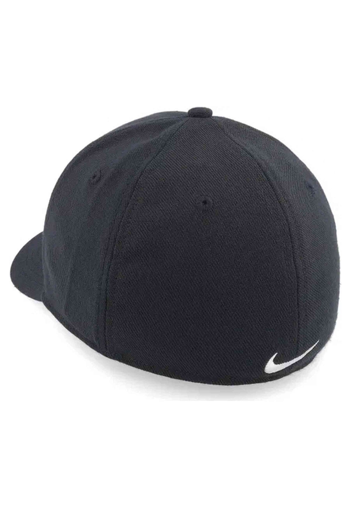 GORRA NIKE NEGRA NEW YORK YANKEES DRI FIT RISE STRUCTURED SWOOSHFLEX CAP