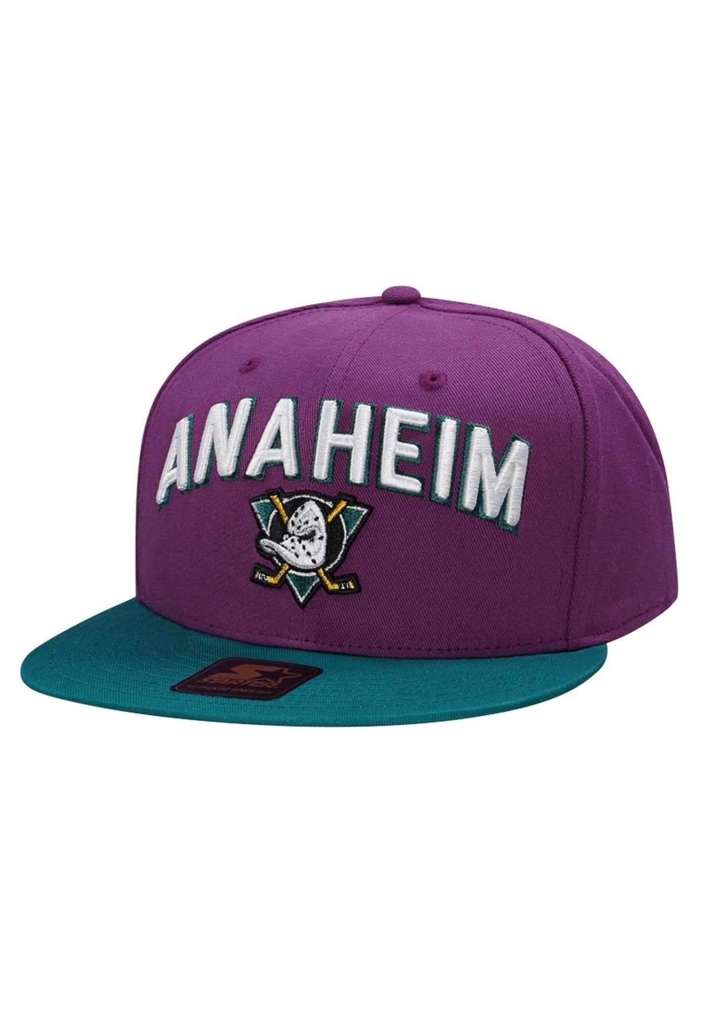 GORRA STARTER MORADA ANAHEIM DUCKS FACEOFF CAP - AREA ZERO