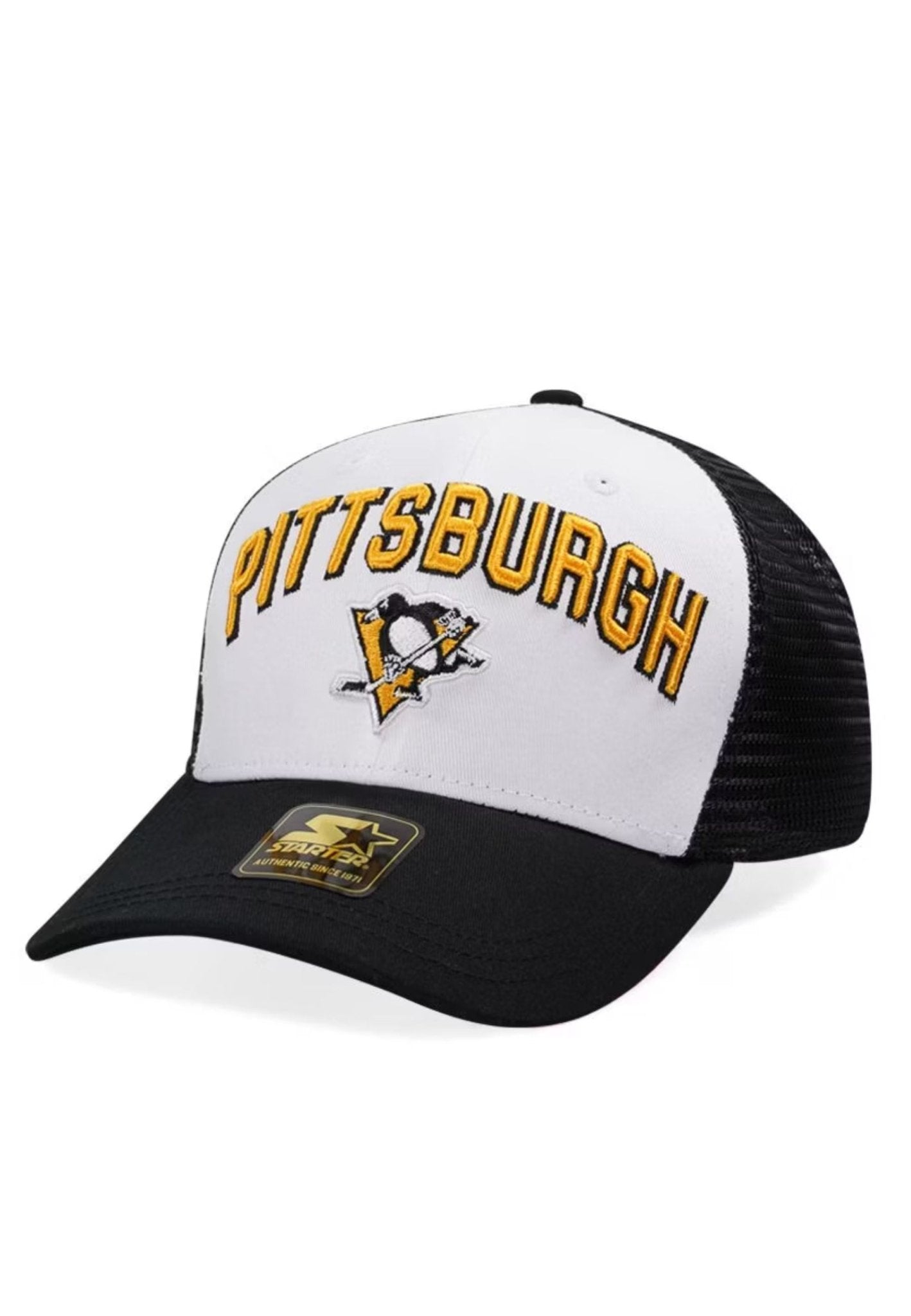 GORRA STARTER NEGRA PENGUINS PENALTY TRUCKER CAP - AREA ZERO