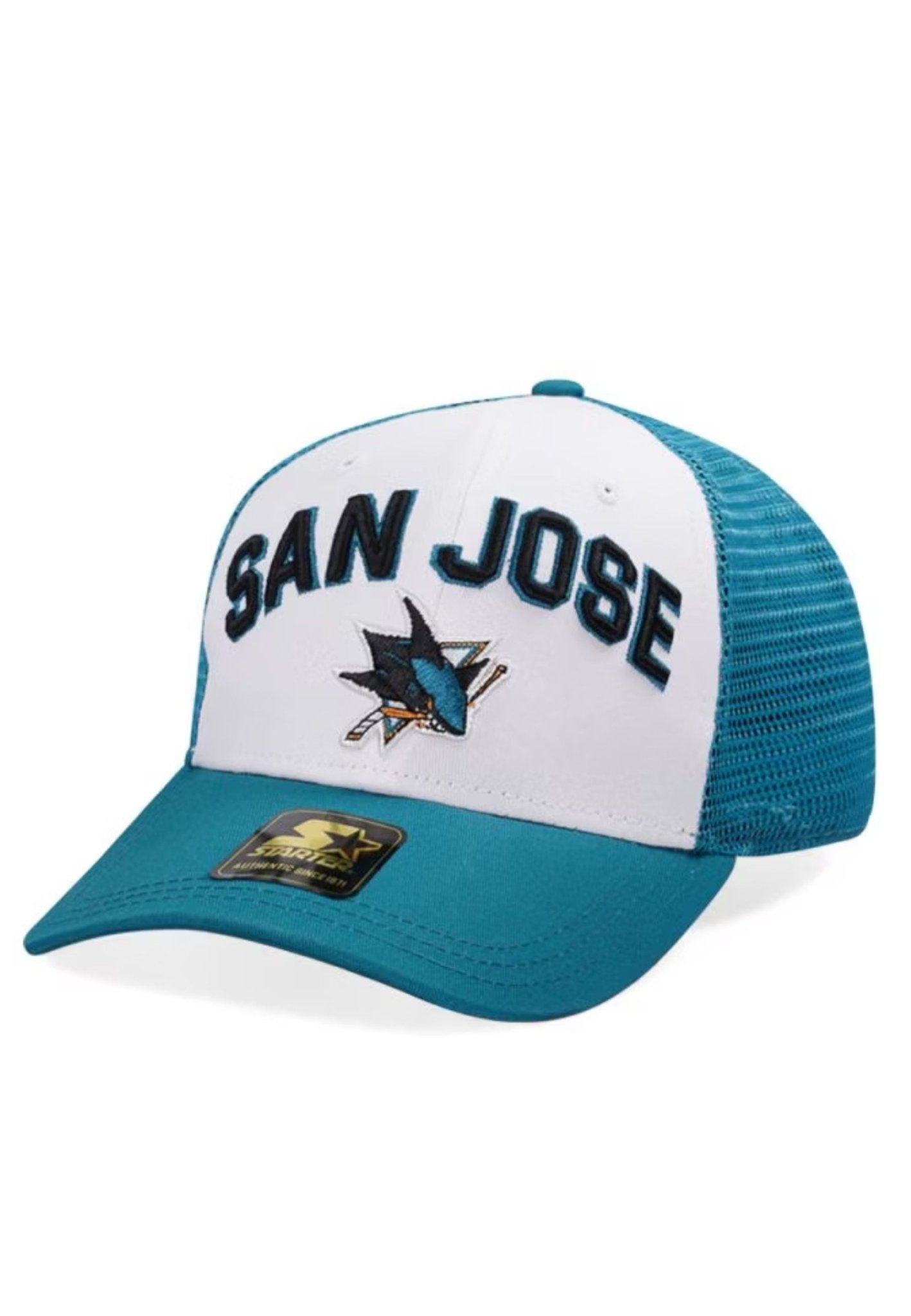 GORRA STARTER VERDE SAN JOSE SARKS PENALTY TRUCKER CAP - AREA ZERO