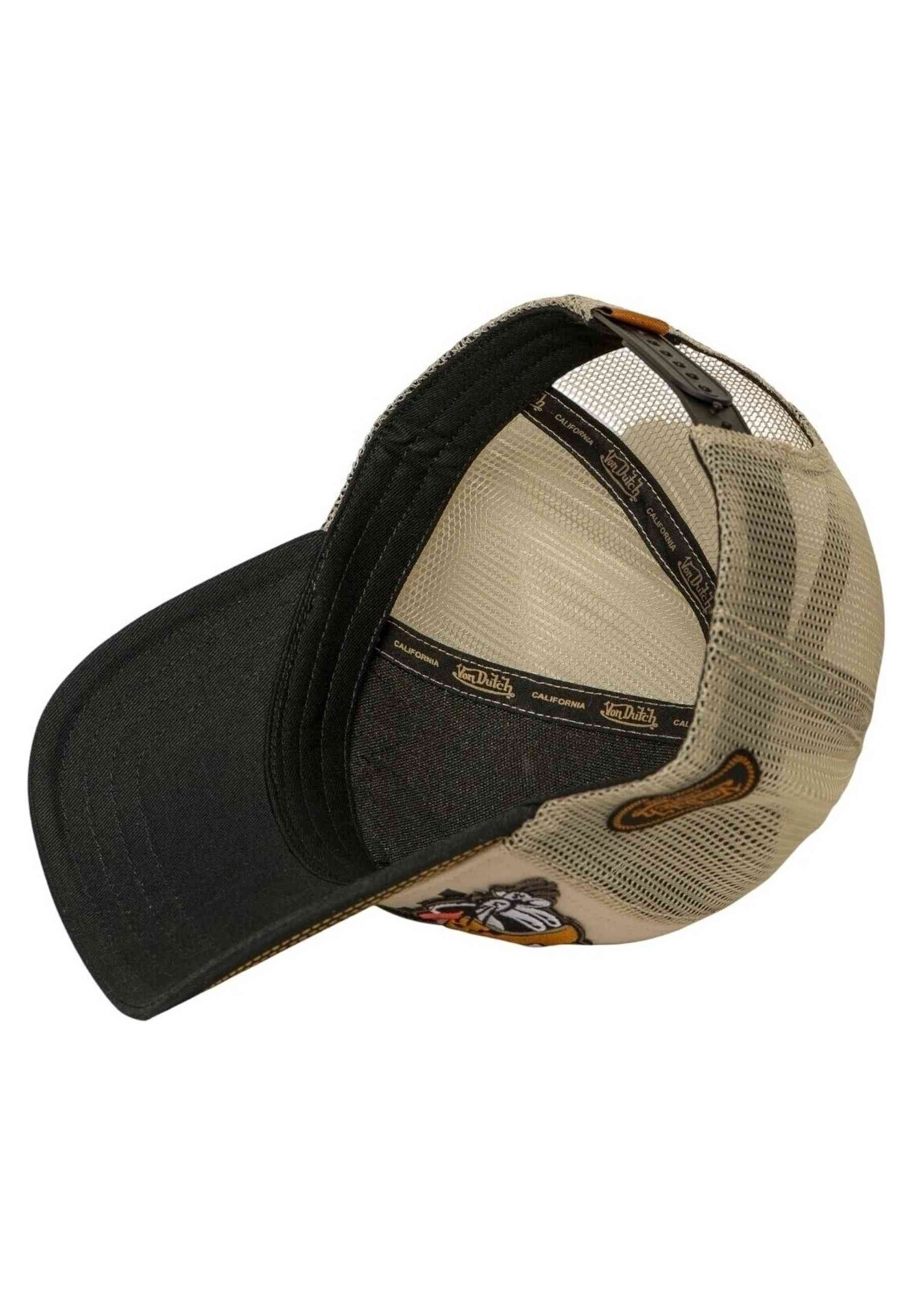 GORRA VON DUTCH BEIGE BORDADOS PATCHES 19 TRUCKER CAP