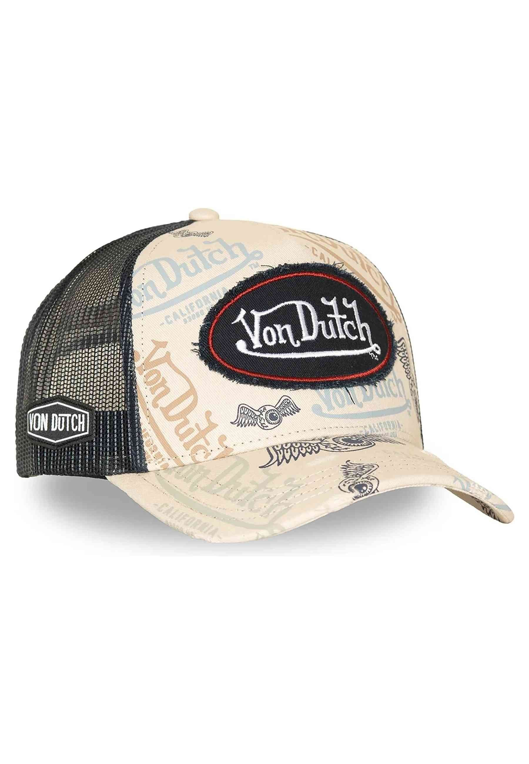 GORRA VON DUTCH BEIGE NAMING CAFE11 TRUCKER CAP
