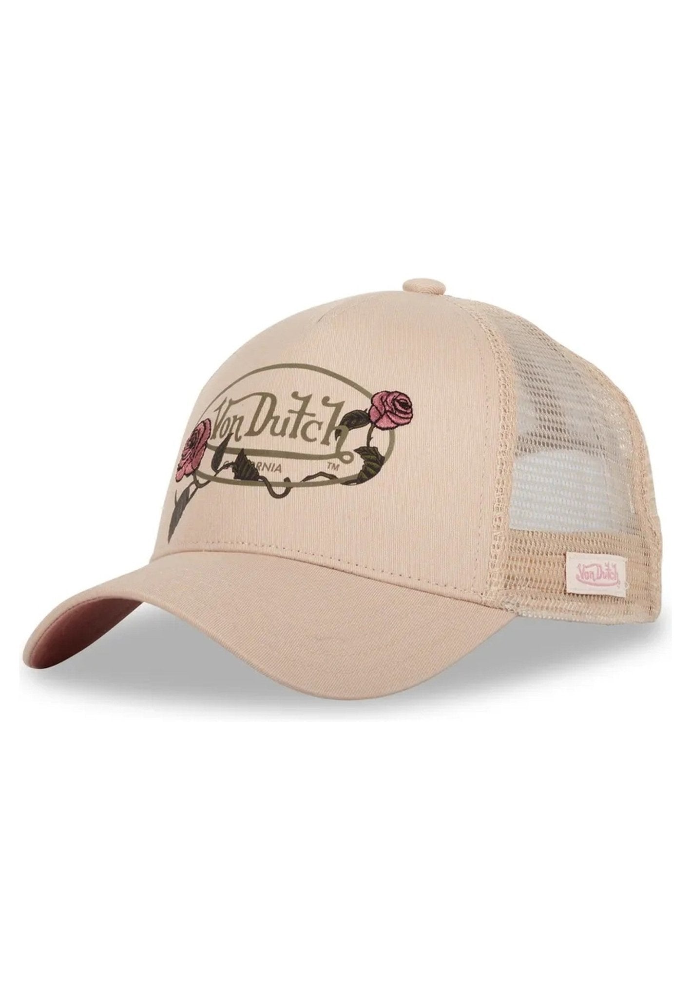 GORRA VON DUTCH BEIGE ROSAS LOR TRUCKER CAP - AREA ZERO