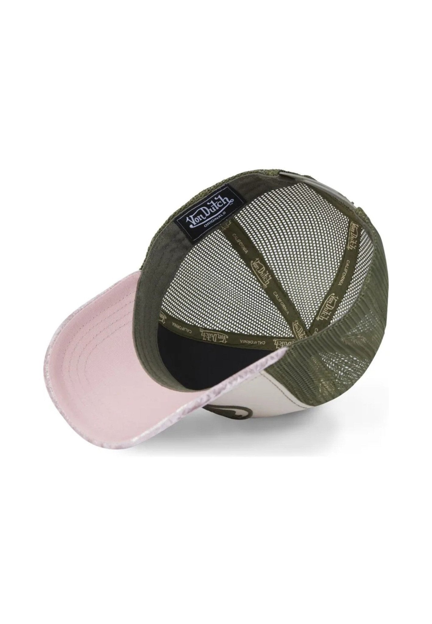 GORRA VON DUTCH BEIGE VEL K TRUCKER CAP - AREA ZERO