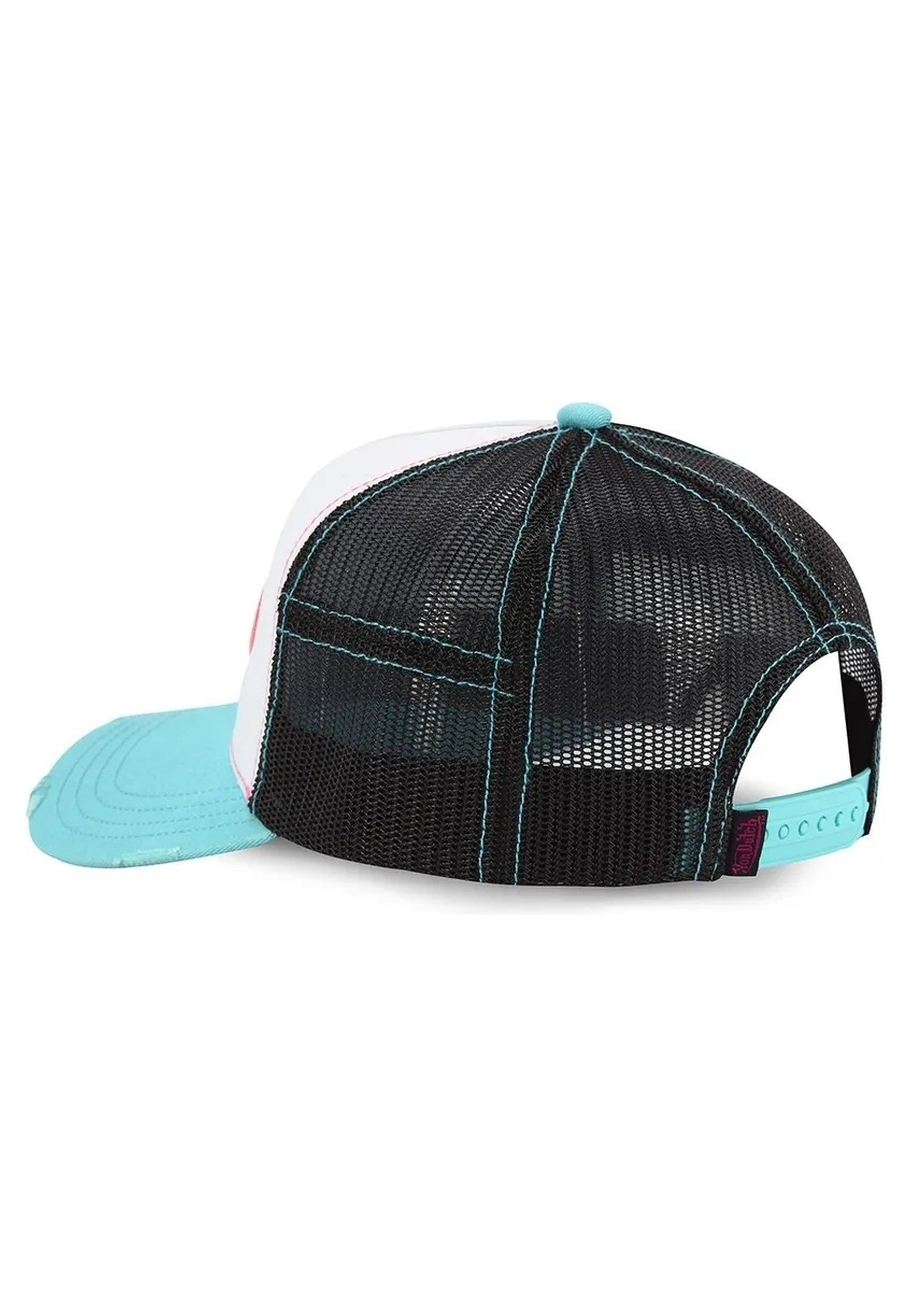 GORRA VON DUTCH BLANCA NEON LOGO TRUCKER