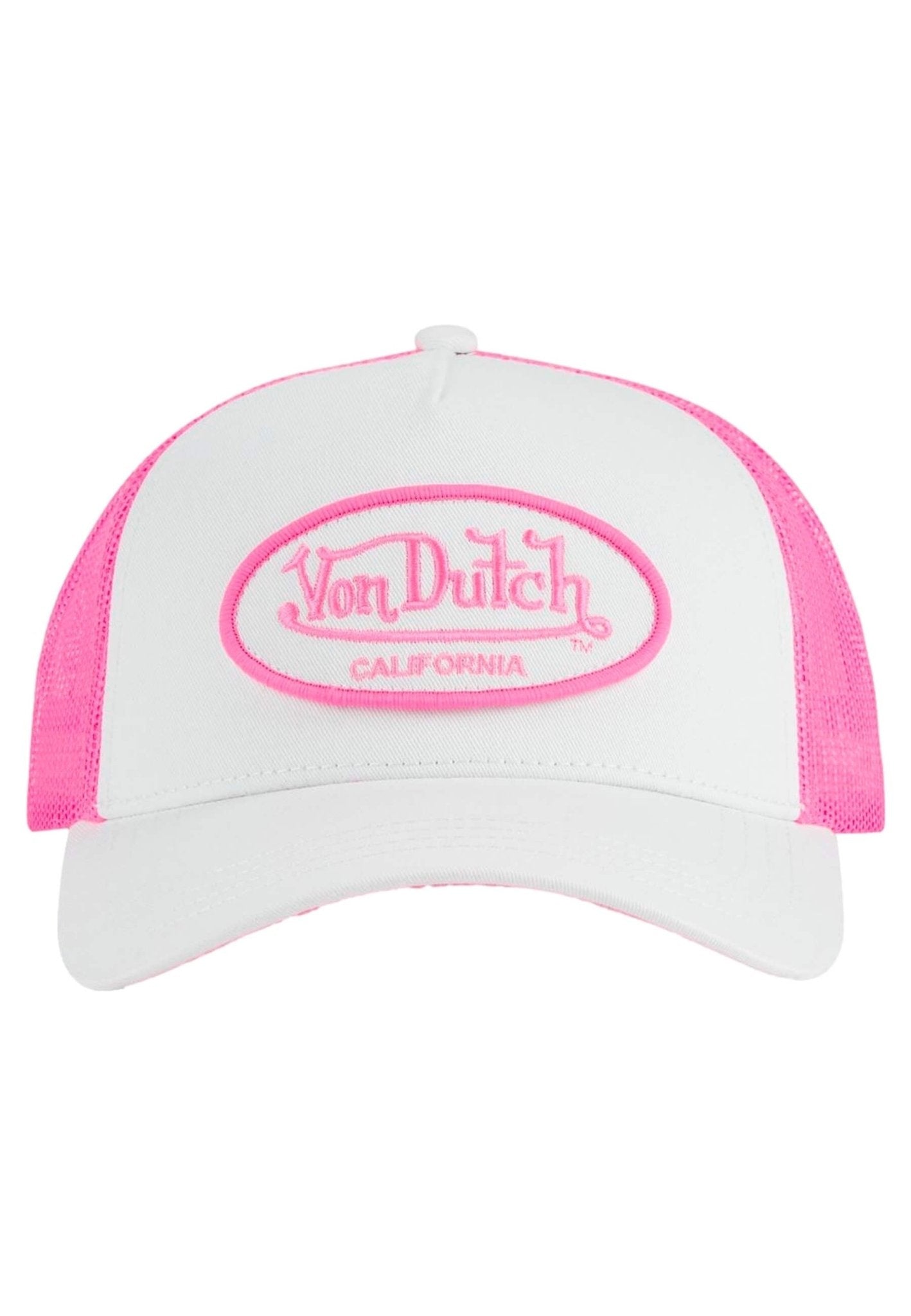 GORRA VON DUTCH BLANCA/ROSA FLUO01 TRUCKER CAP - AREA ZERO