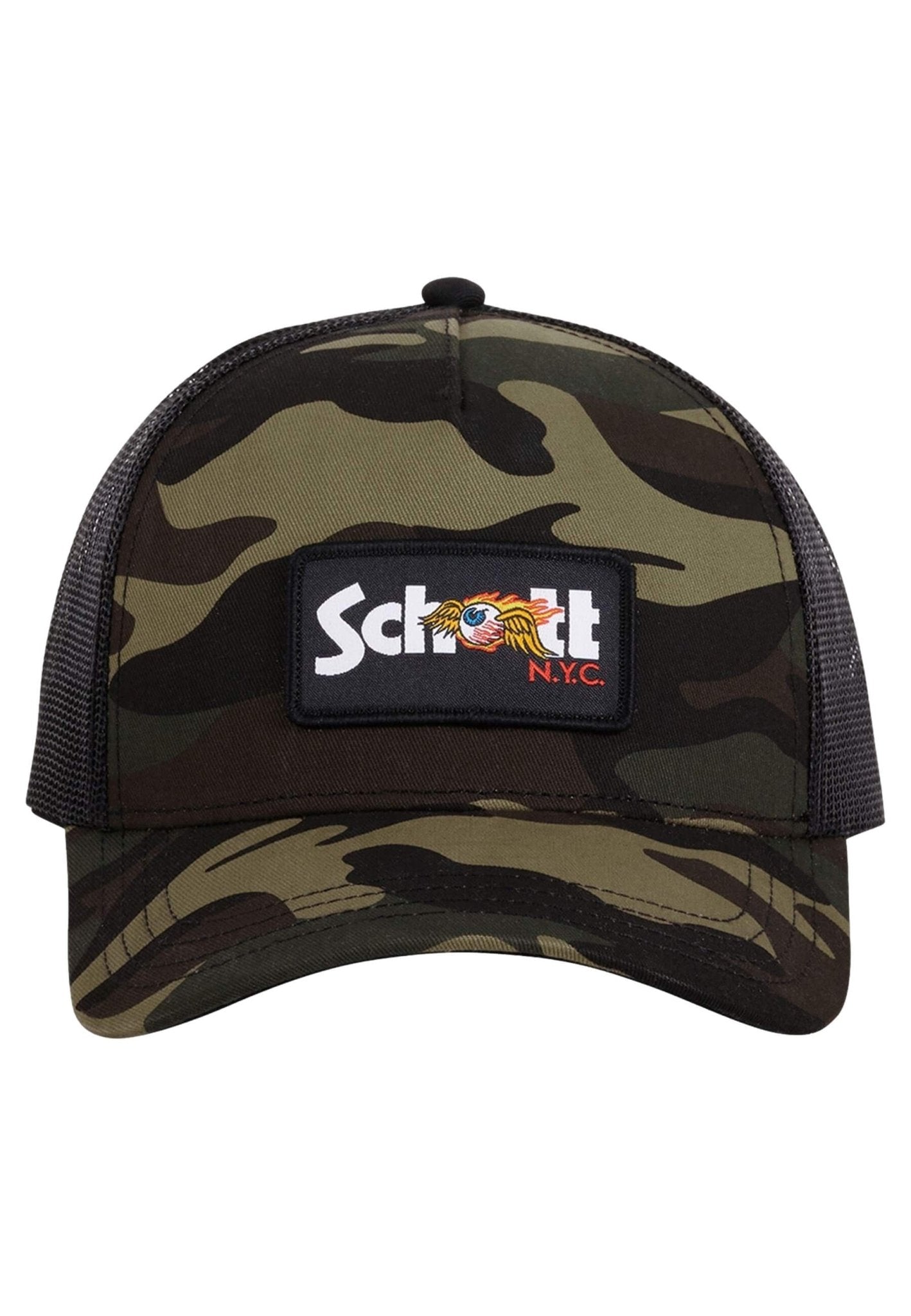 GORRA VON DUTCH BY SCHOTT CAMUFLAJE ARMY TRUCKER CAP - AREA ZERO