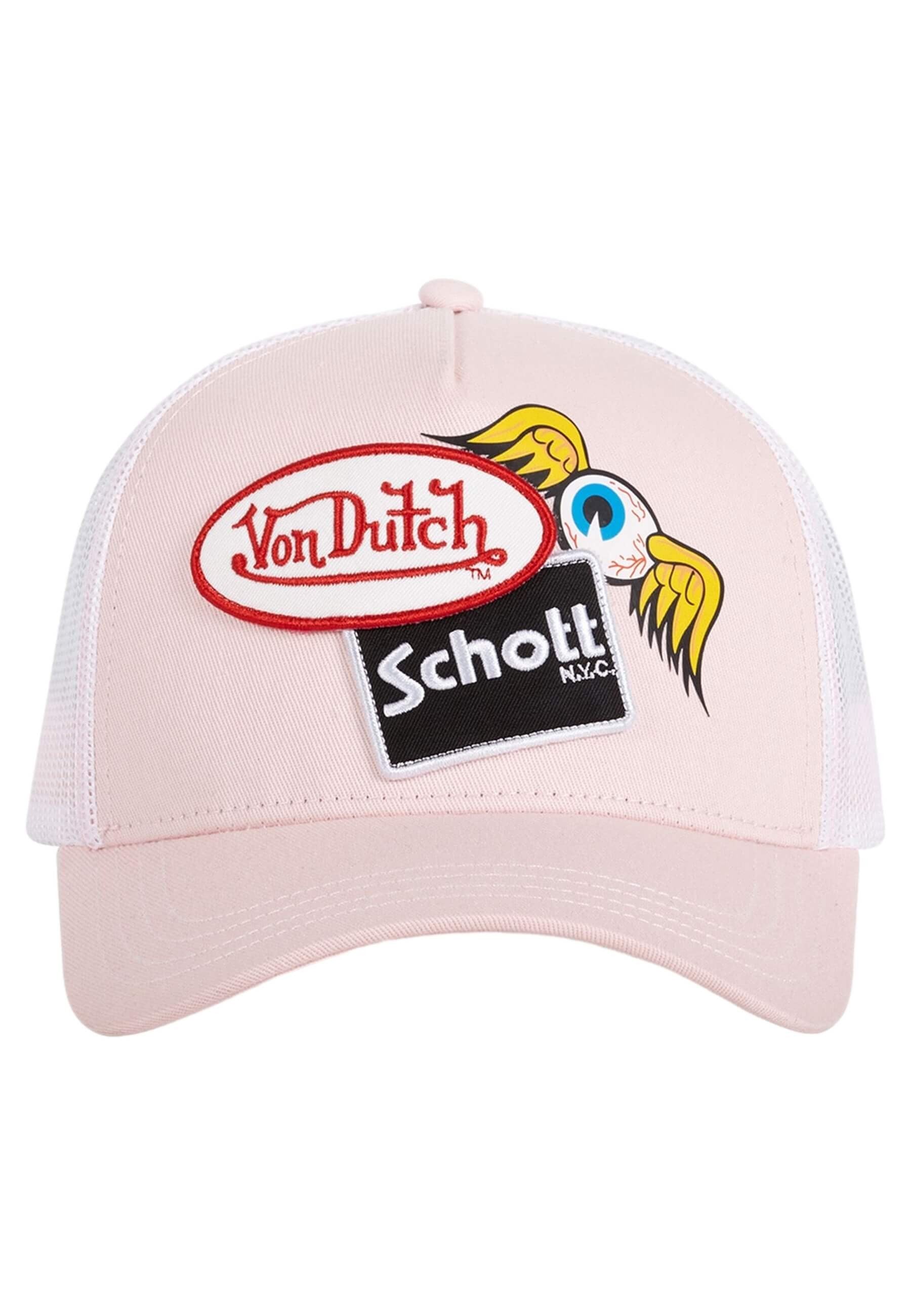GORRA VON DUTCH BY SCHOTT ROSA PARCHES PINK TRUCKER CAP