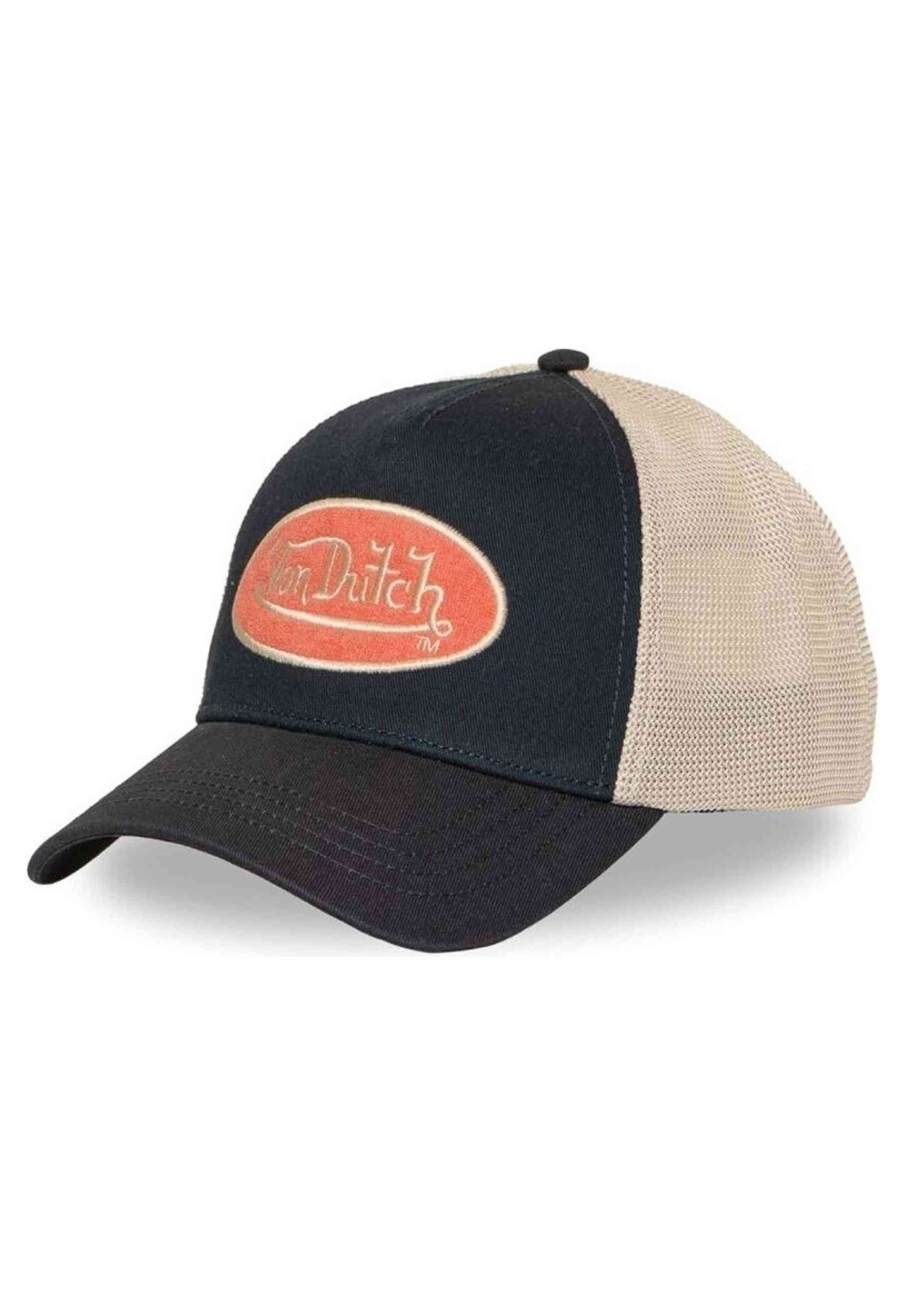 GORRA VON DUTCH MARINO TERRY PATCH ORANGE BLUE TRUCKER CAP
