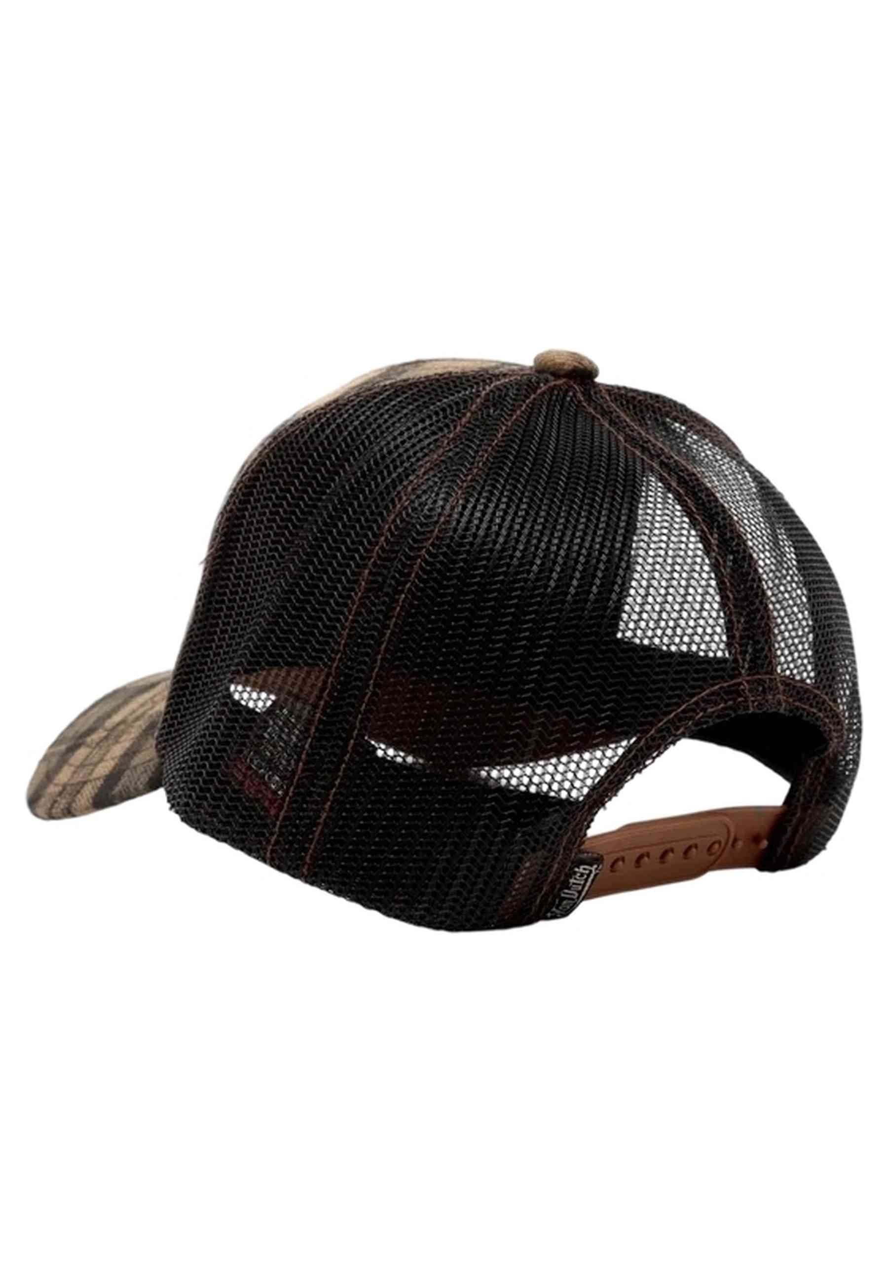 GORRA VON DUTCH MARRON CARREAUX TRUCKER CAP