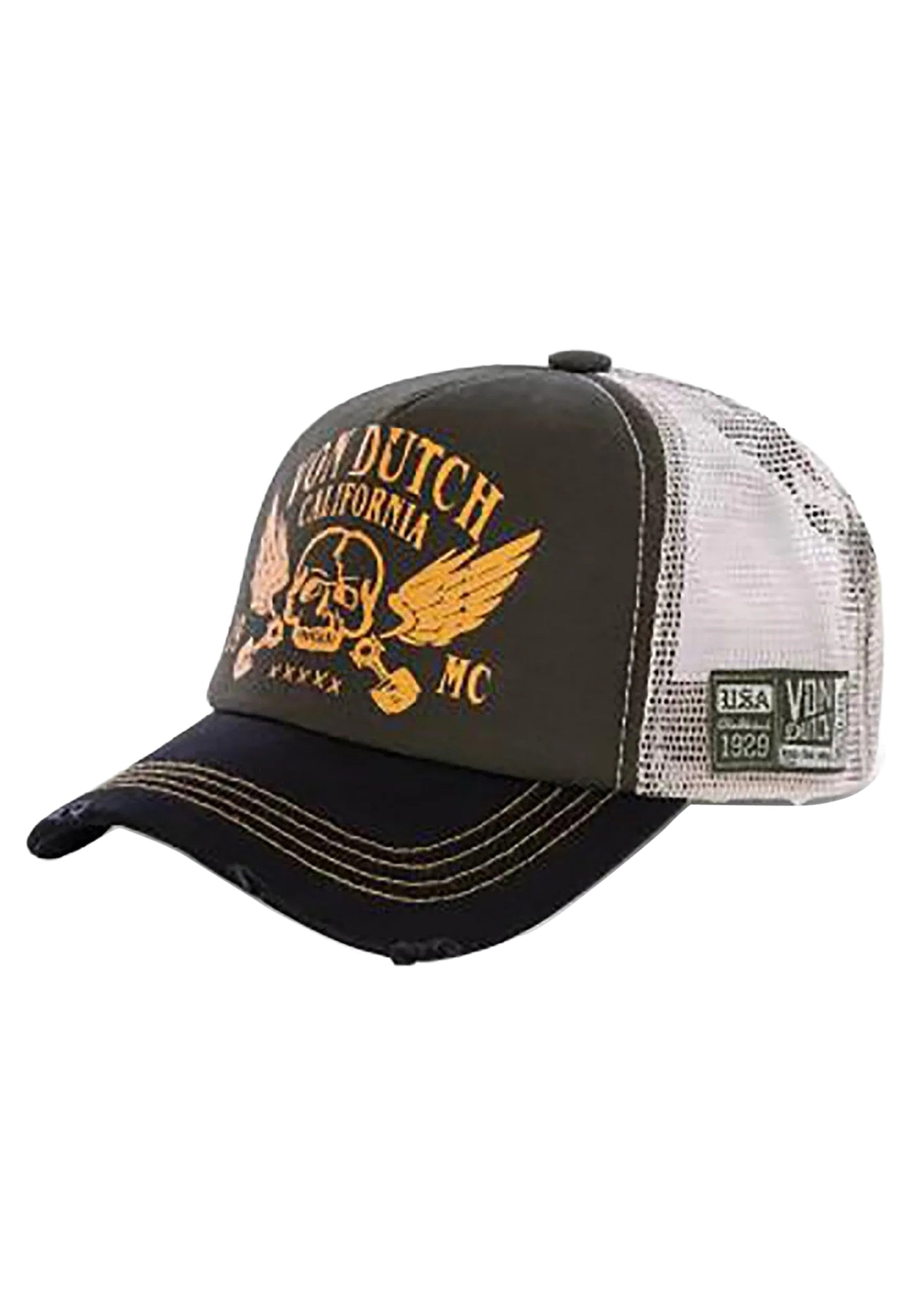 GORRA VON DUTCH MARRON CREW5 TRUCKER CAP