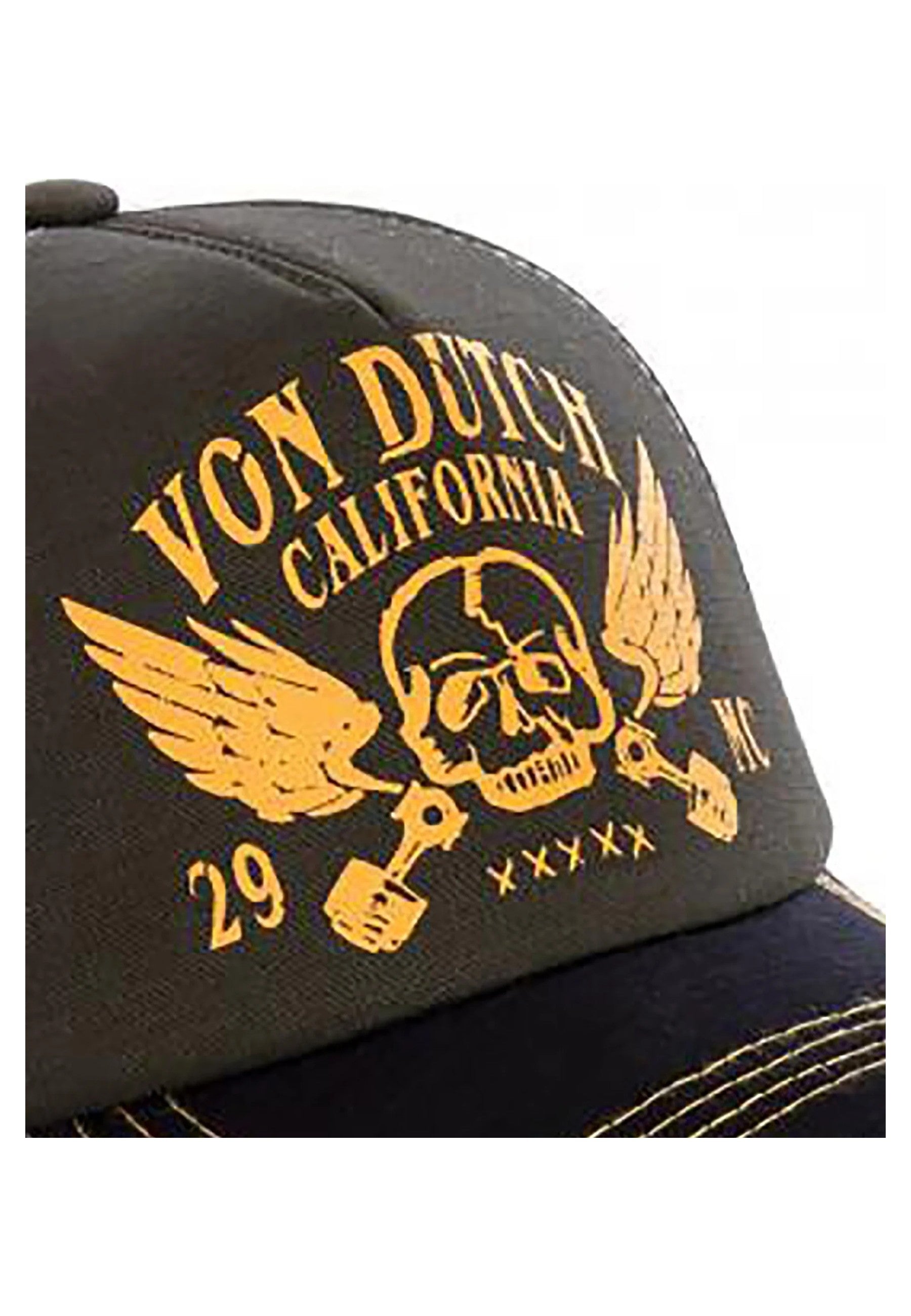GORRA VON DUTCH MARRON CREW5 TRUCKER CAP