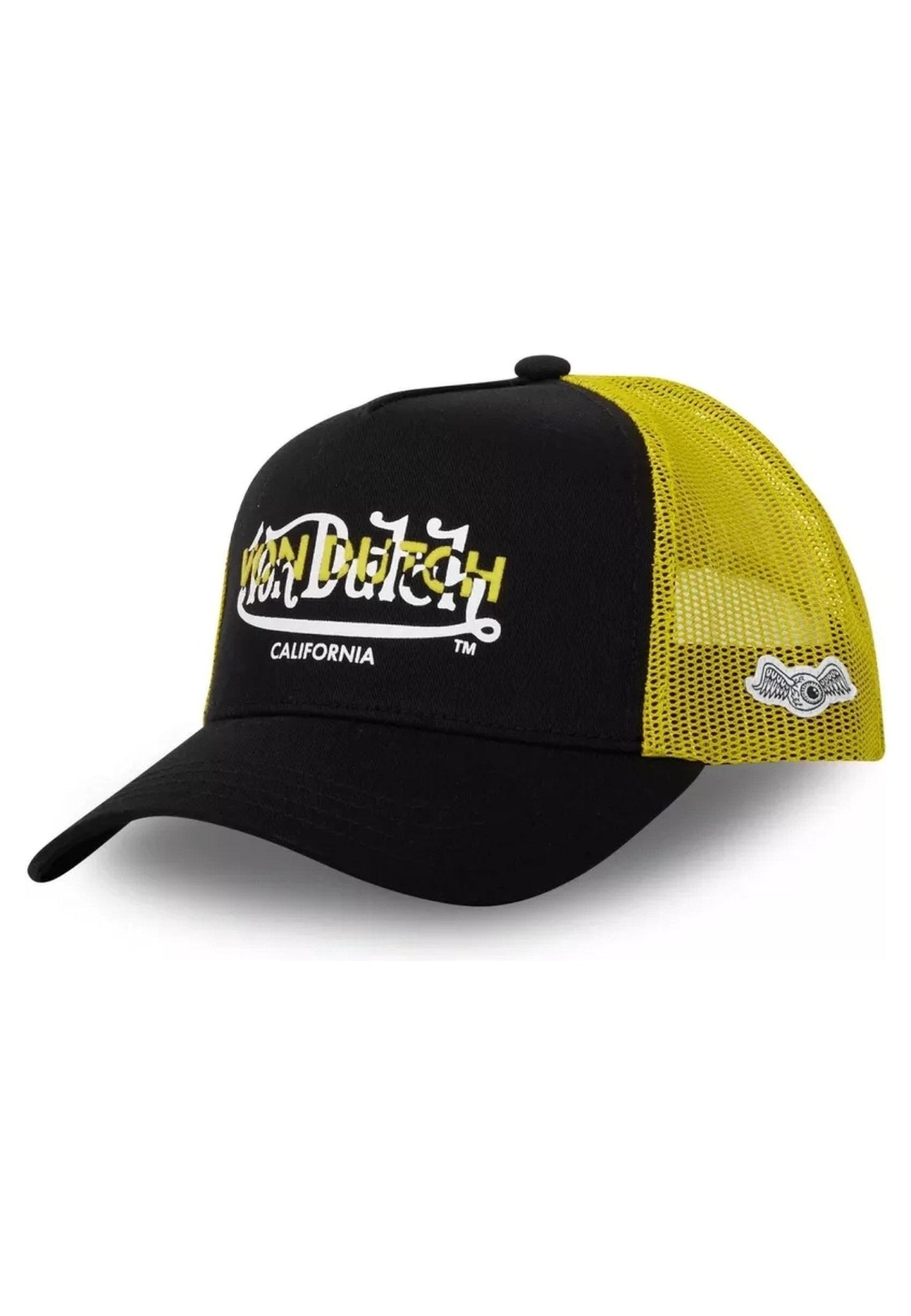 GORRA VON DUTCH NEGRA AMARILLA CT BLA TRUCKER CAP - AREA ZERO