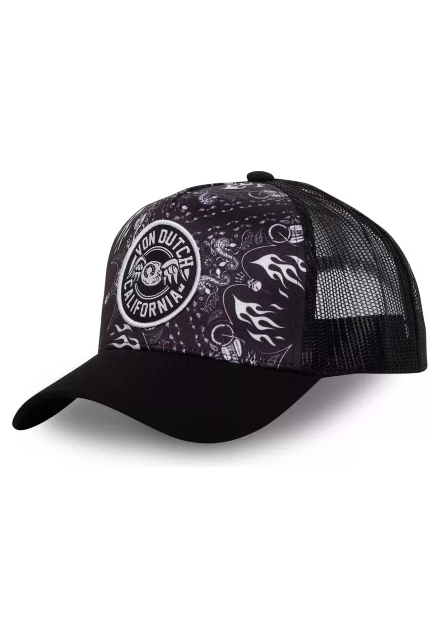 GORRA VON DUTCH NEGRA CT BAN TRUCKER CAP - AREA ZERO