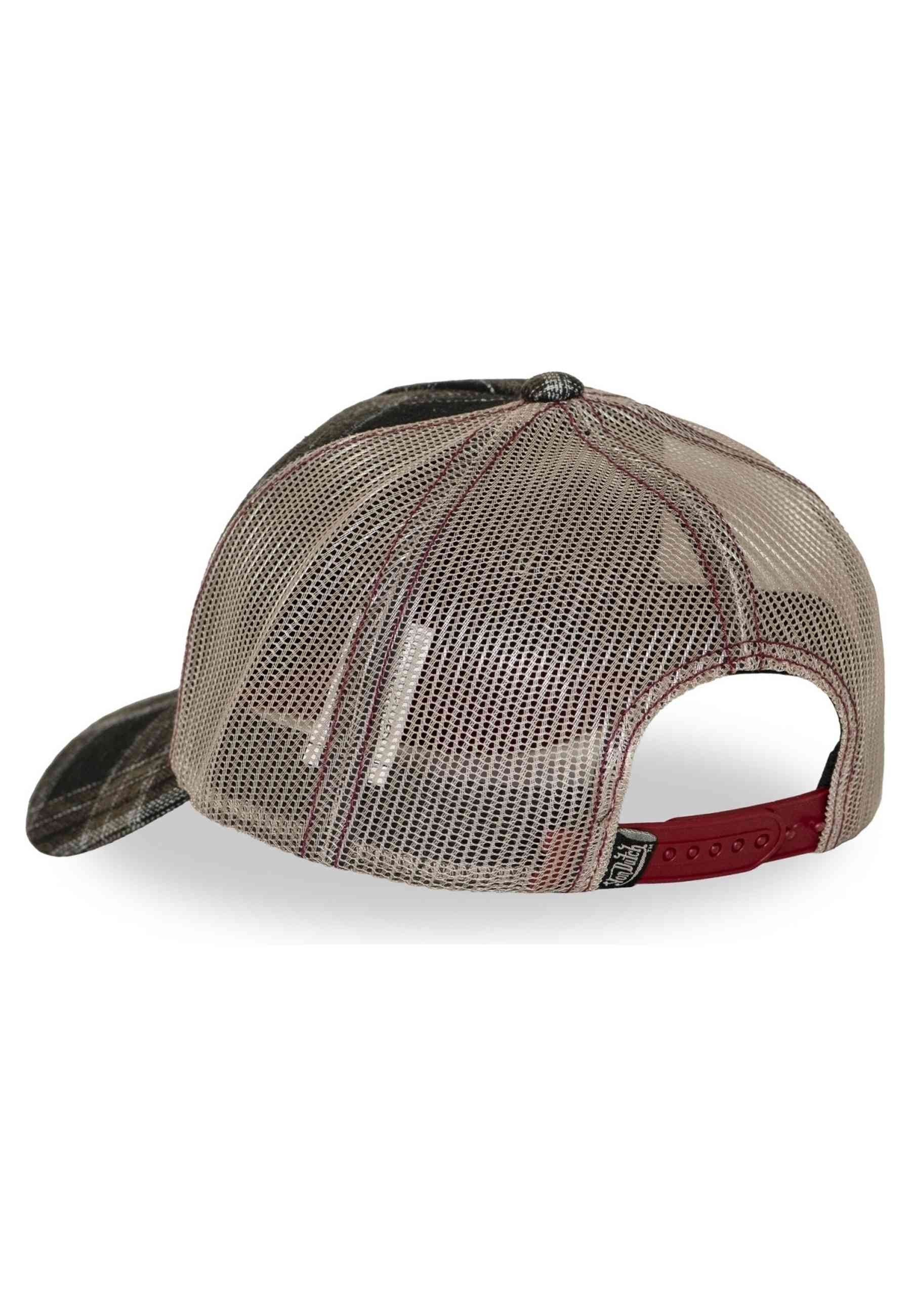 GORRA VON DUTCH NEGRA CUADROS CAR 10 TRUCKER CAP