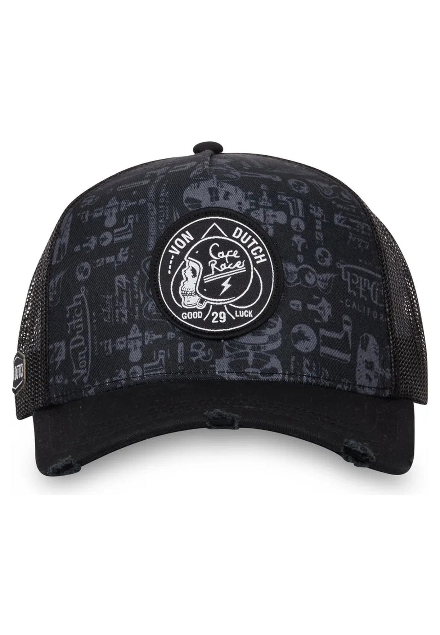 GORRA VON DUTCH NEGRA LOGOS 01 TRUCKER CAP - AREA ZERO