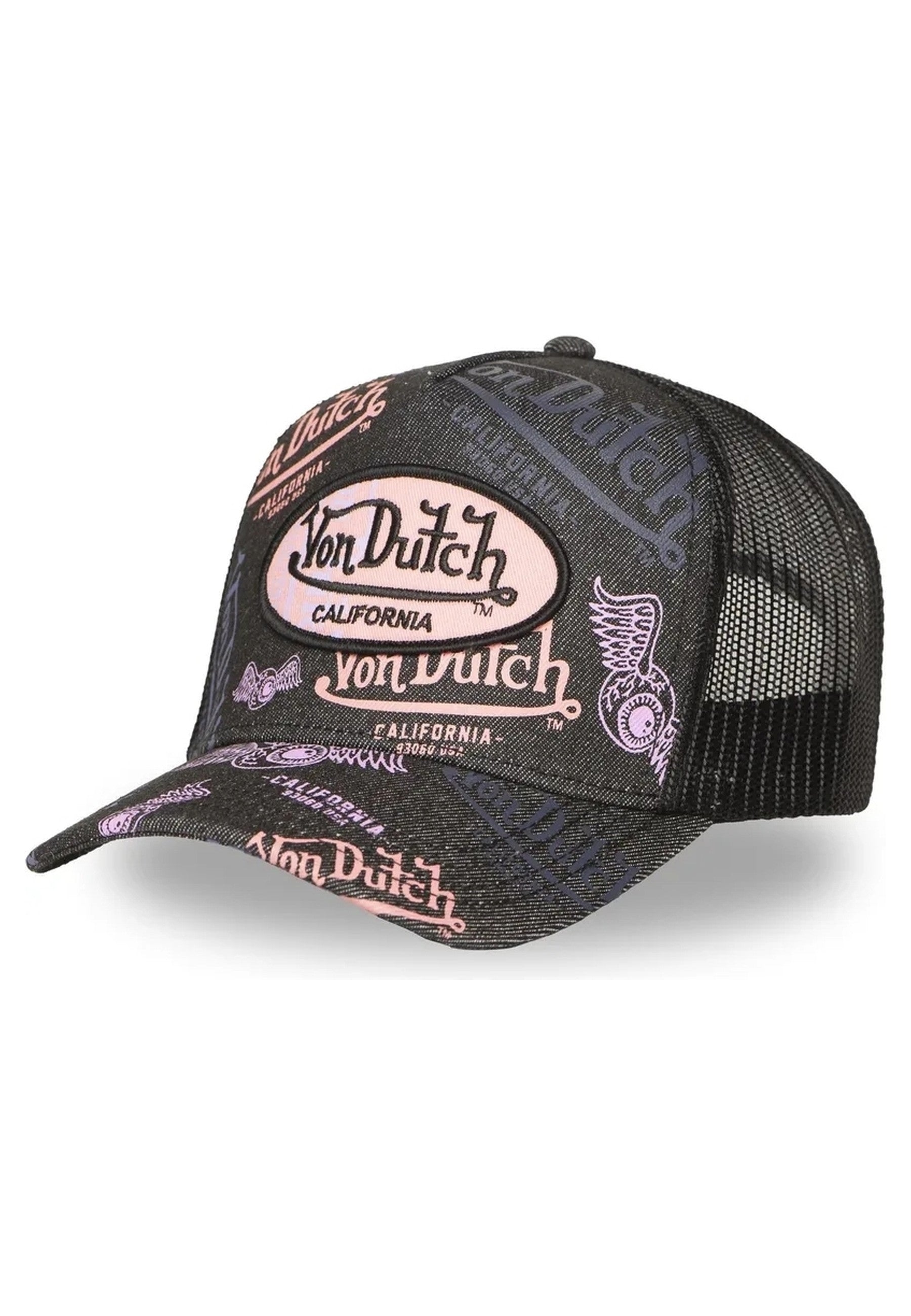 GORRA VON DUTCH NEGRA NAMING CAFE07 TRUCKER CAP