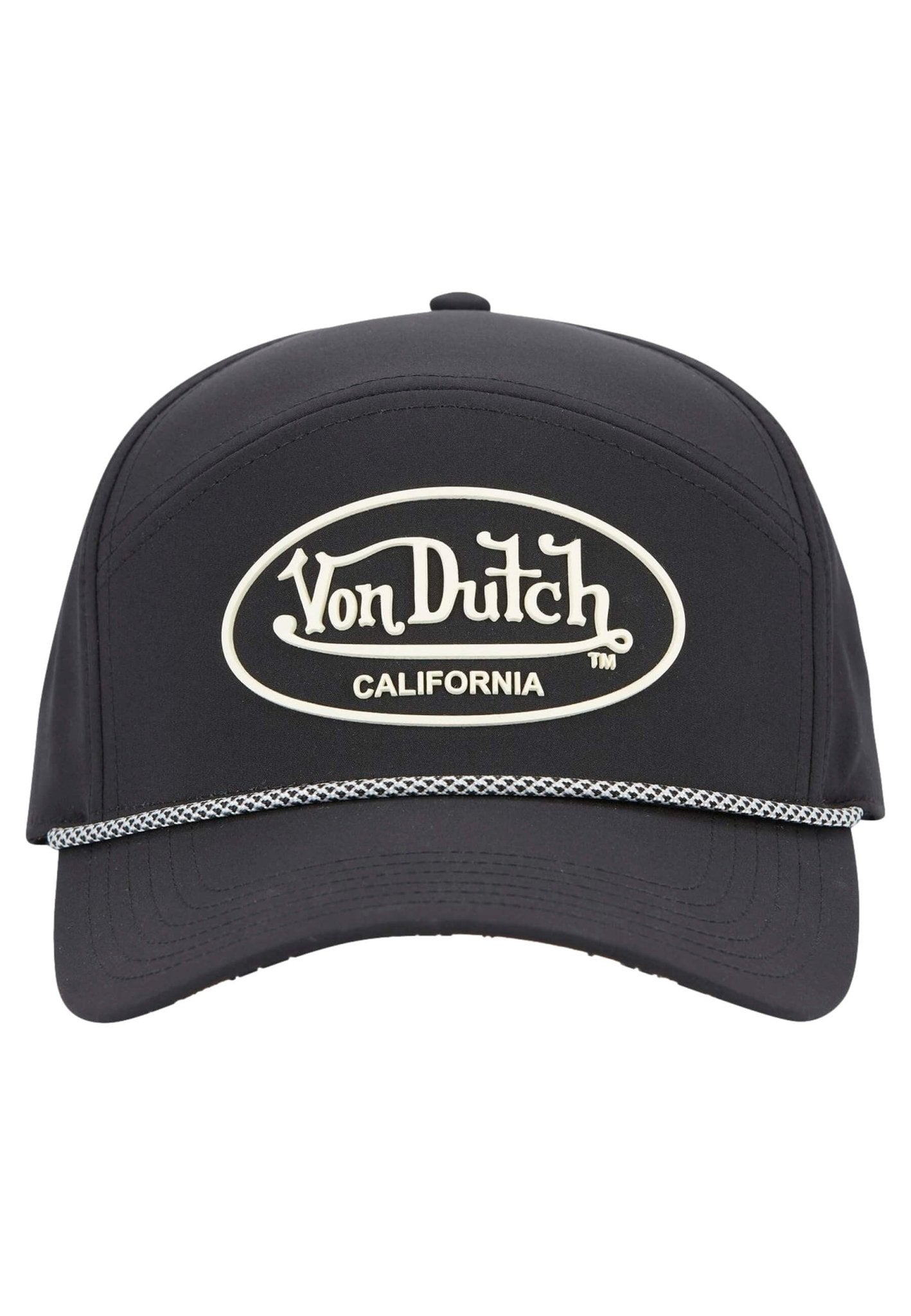 GORRA VON DUTCH NEGRA PILL LOGO CORD04 SPORT CAP - AREA ZERO