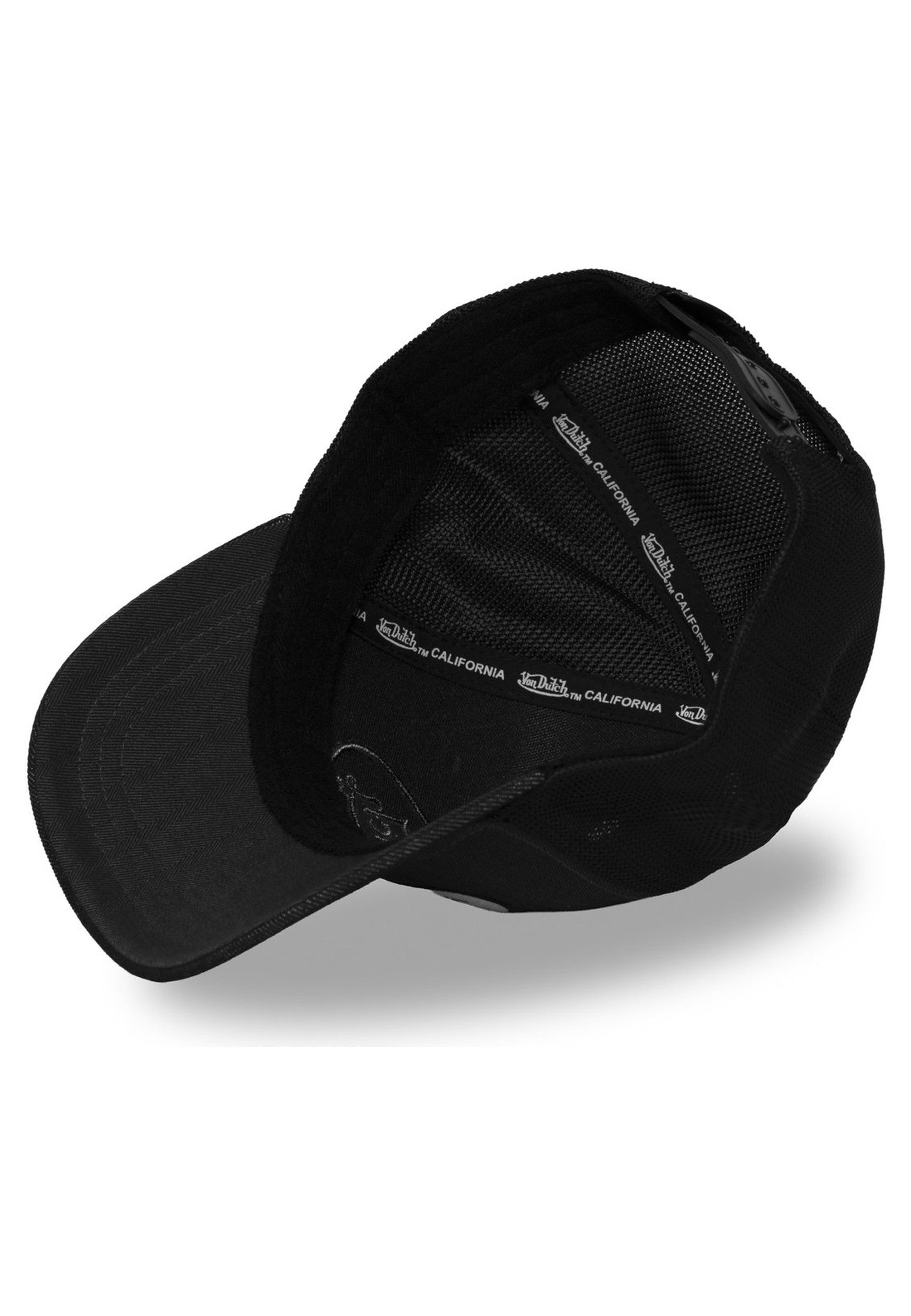 GORRA VON DUTCH NEGRA ROYALB DIAMOND LOGO TRUCKER CAP