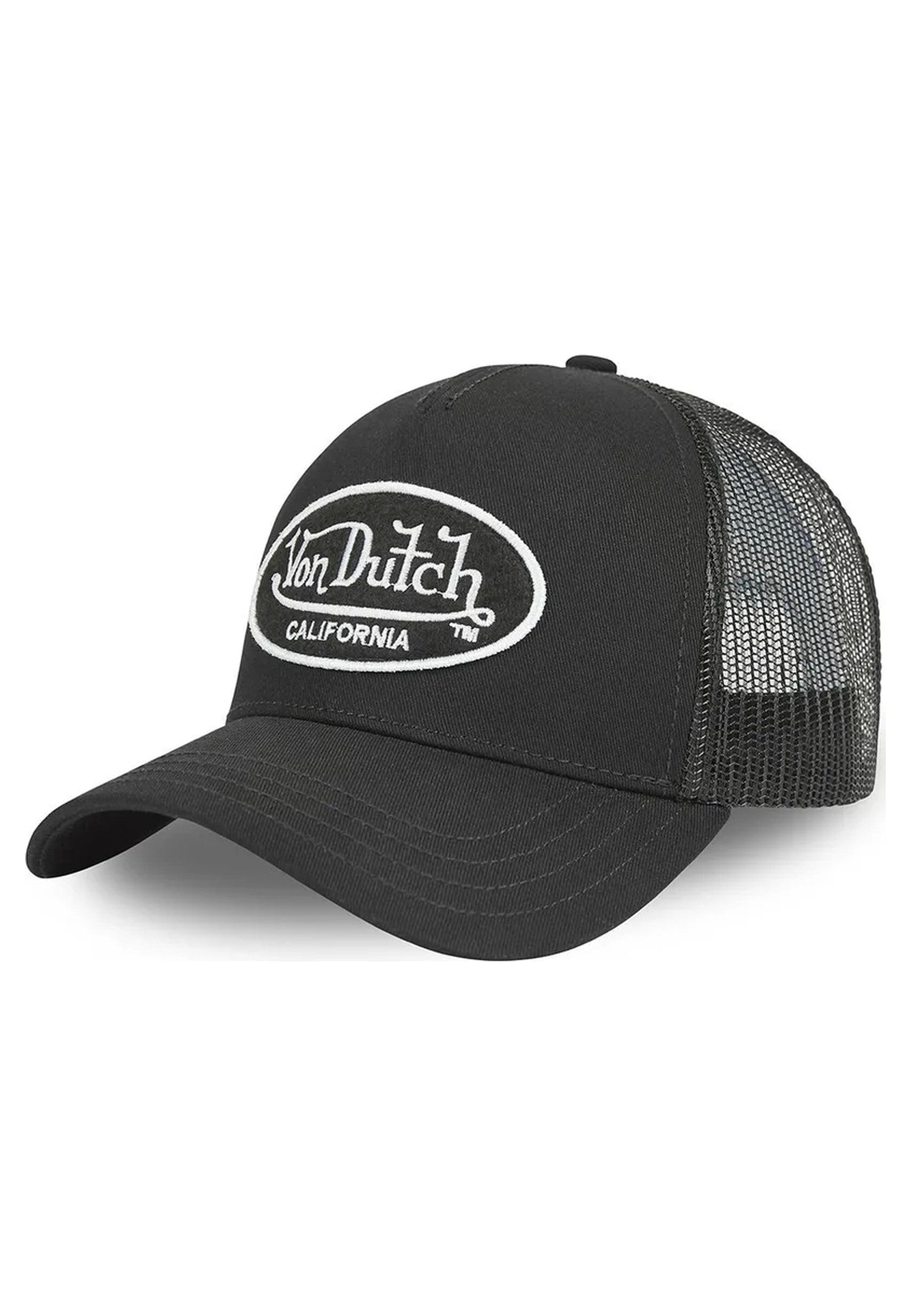 GORRA VON DUTCH NEGRA TRUCKER LOGO BORDADO FRENTE