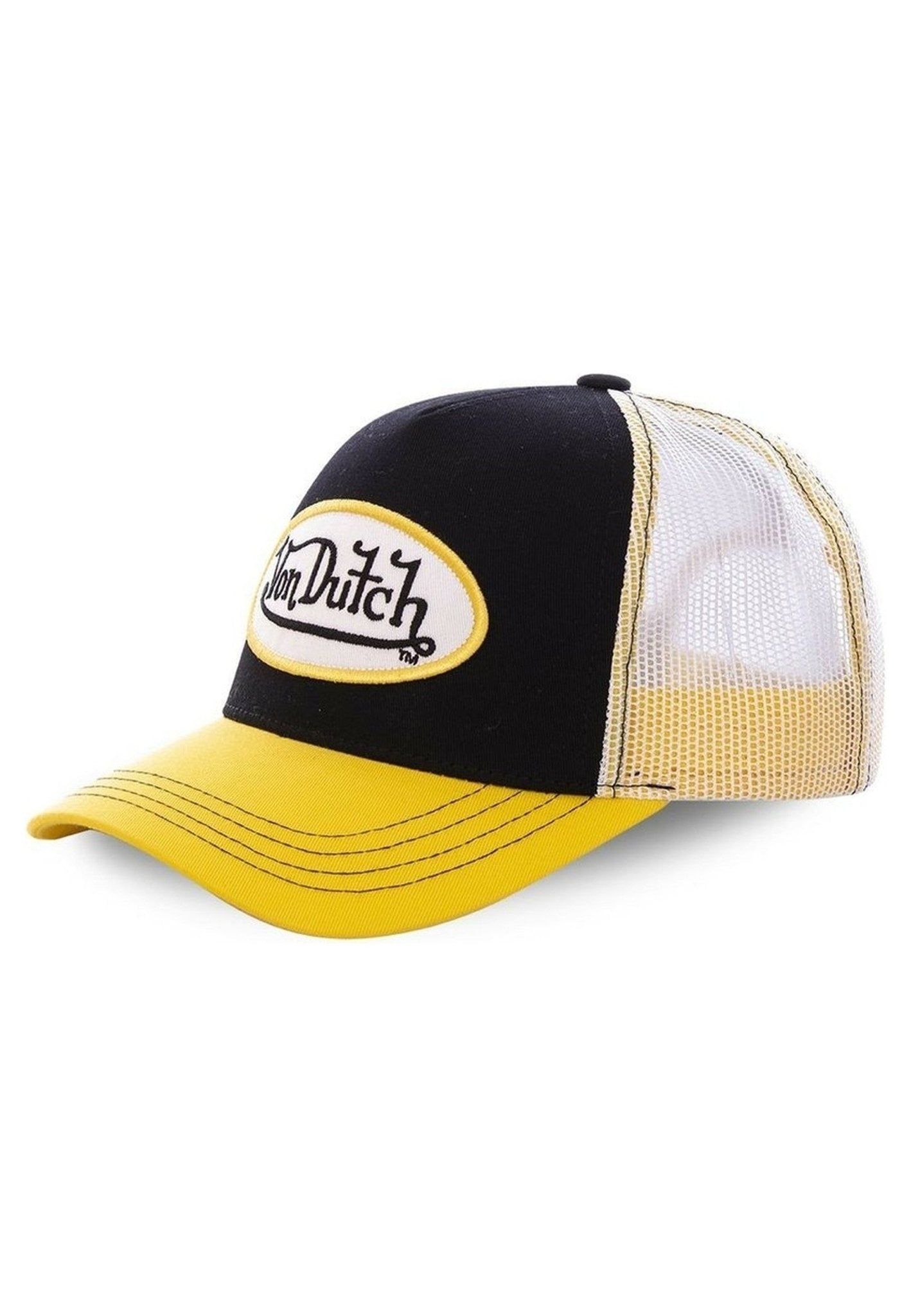 GORRA VON DUTCH NEGRA/AMARILLA COL BLA TRUCKER CAP - AREA ZERO