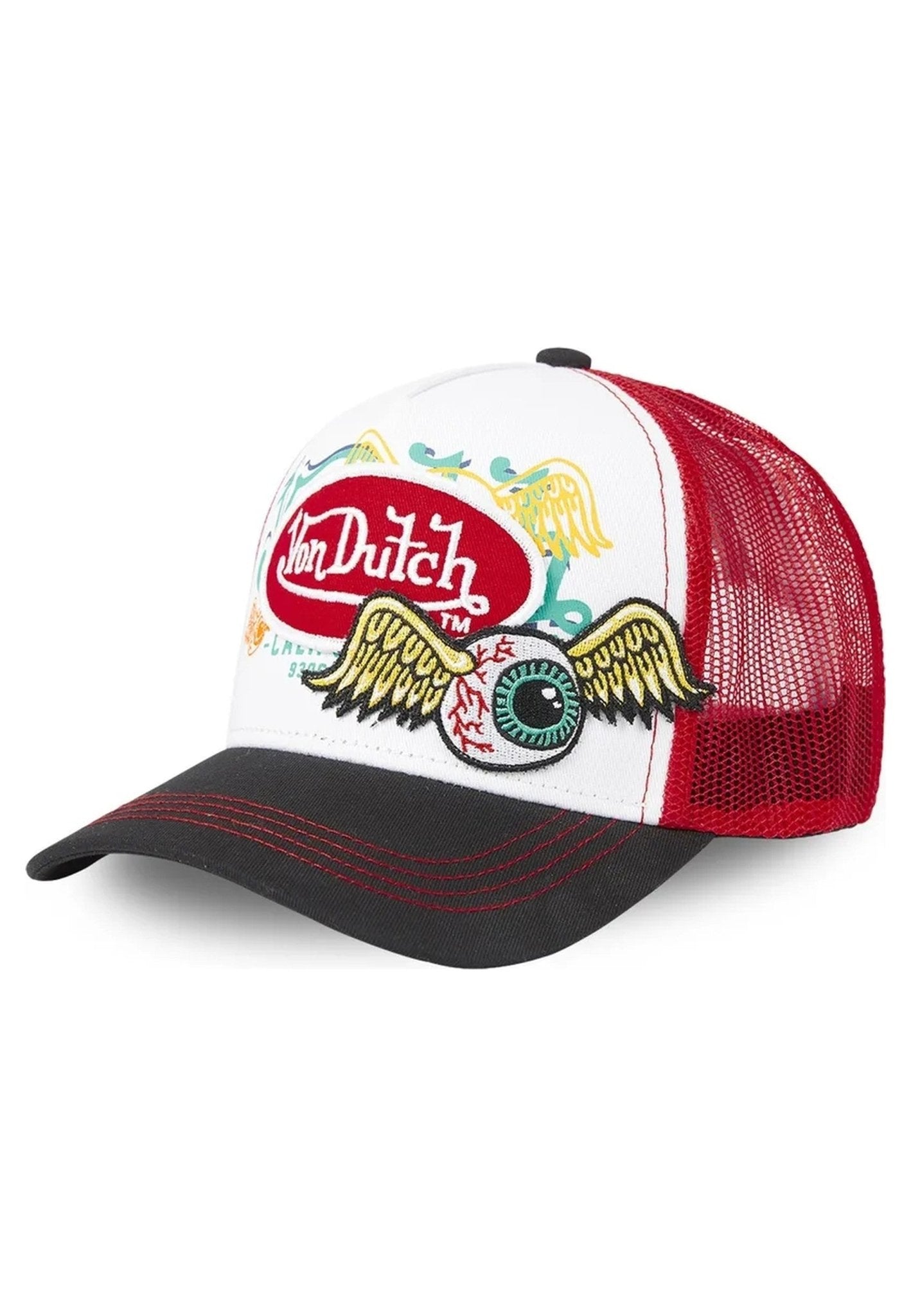 GORRA VON DUTCH ROJA PAT RED TRUCKER CAP - AREA ZERO