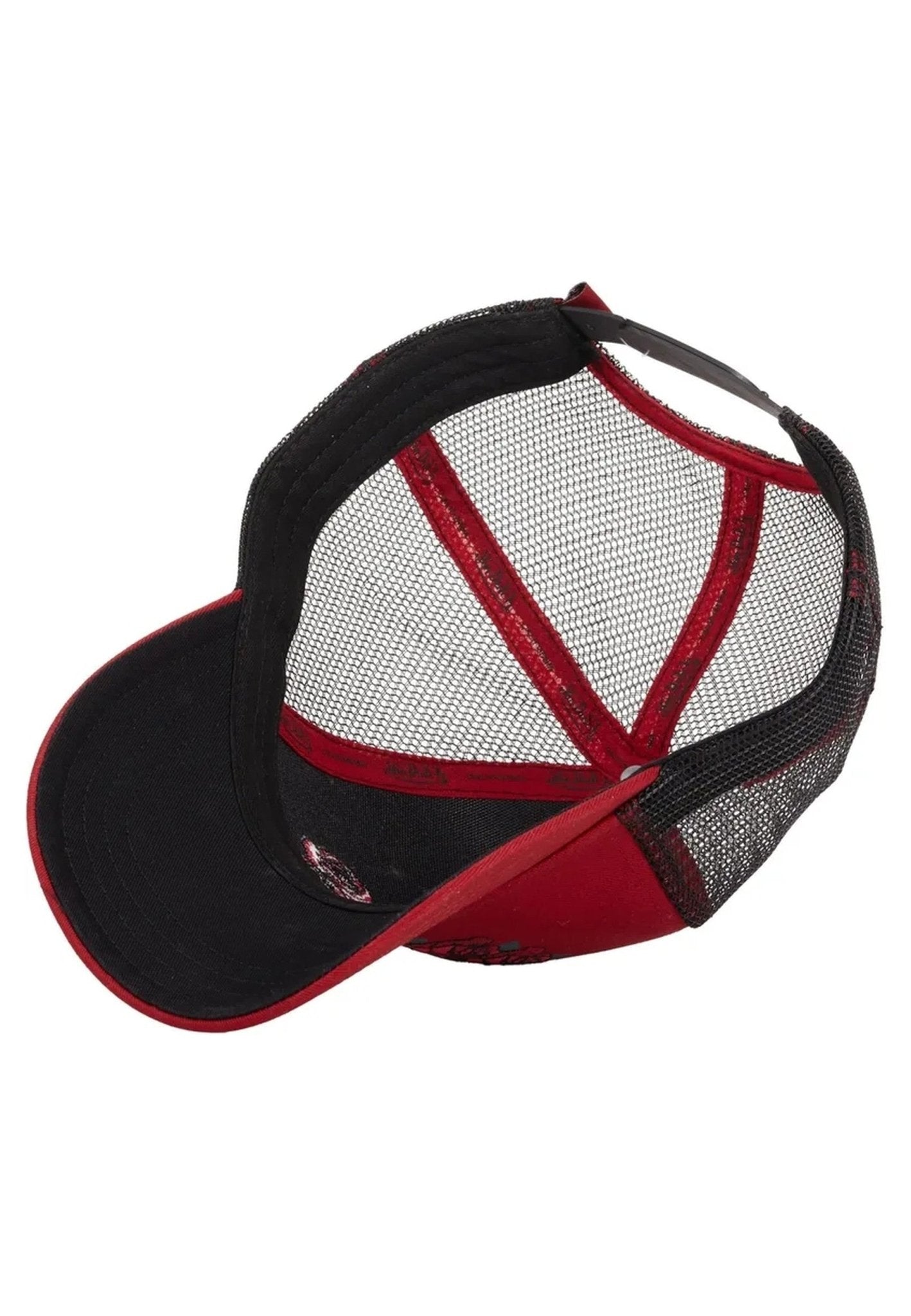 GORRA VON DUTCH ROJA ROSAS GUN TRUCKER CAP - AREA ZERO