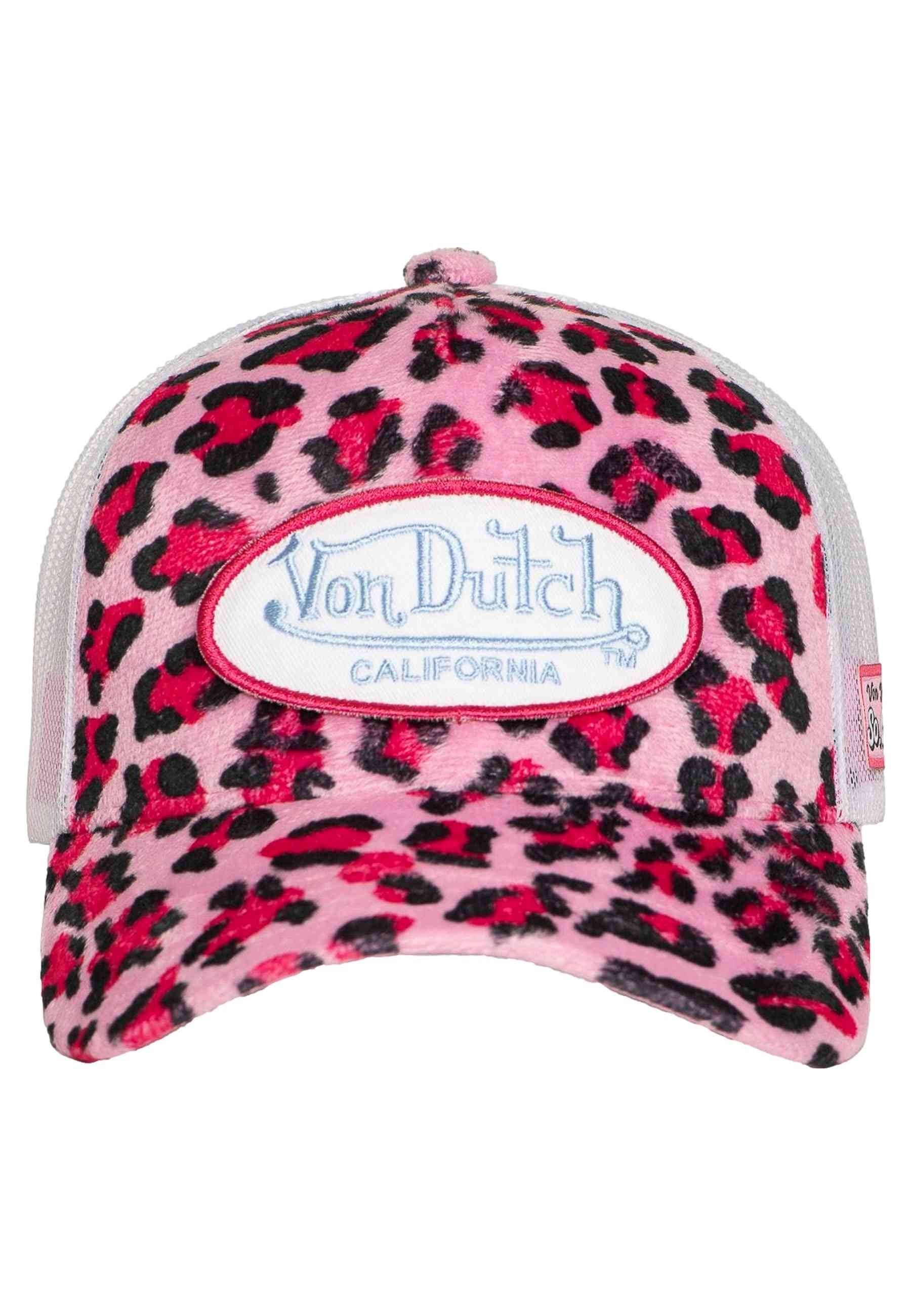 GORRA VON DUTCH ROSA ANIMAL PRINT PSA P TRUCKER CAP