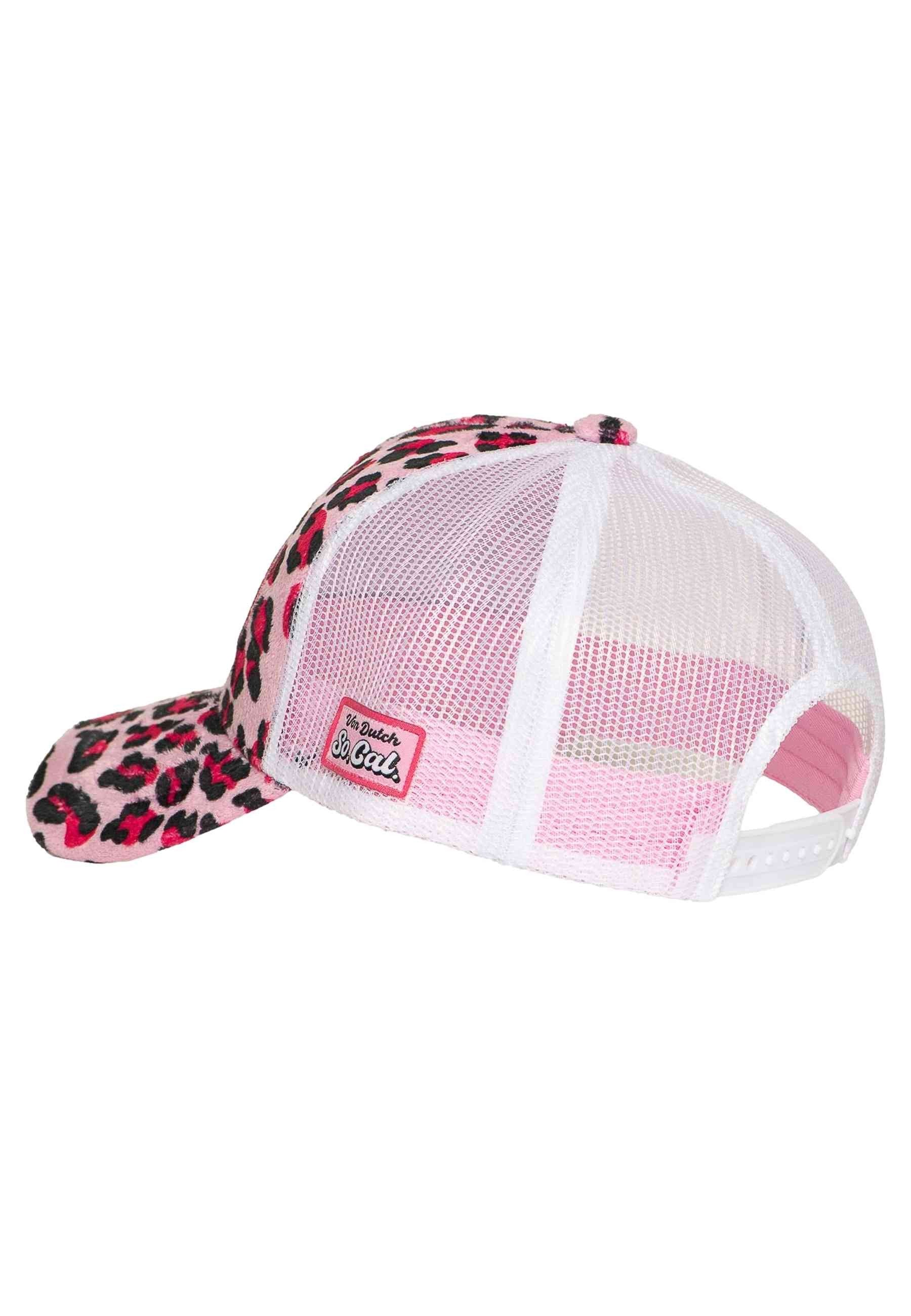 GORRA VON DUTCH ROSA ANIMAL PRINT PSA P TRUCKER CAP