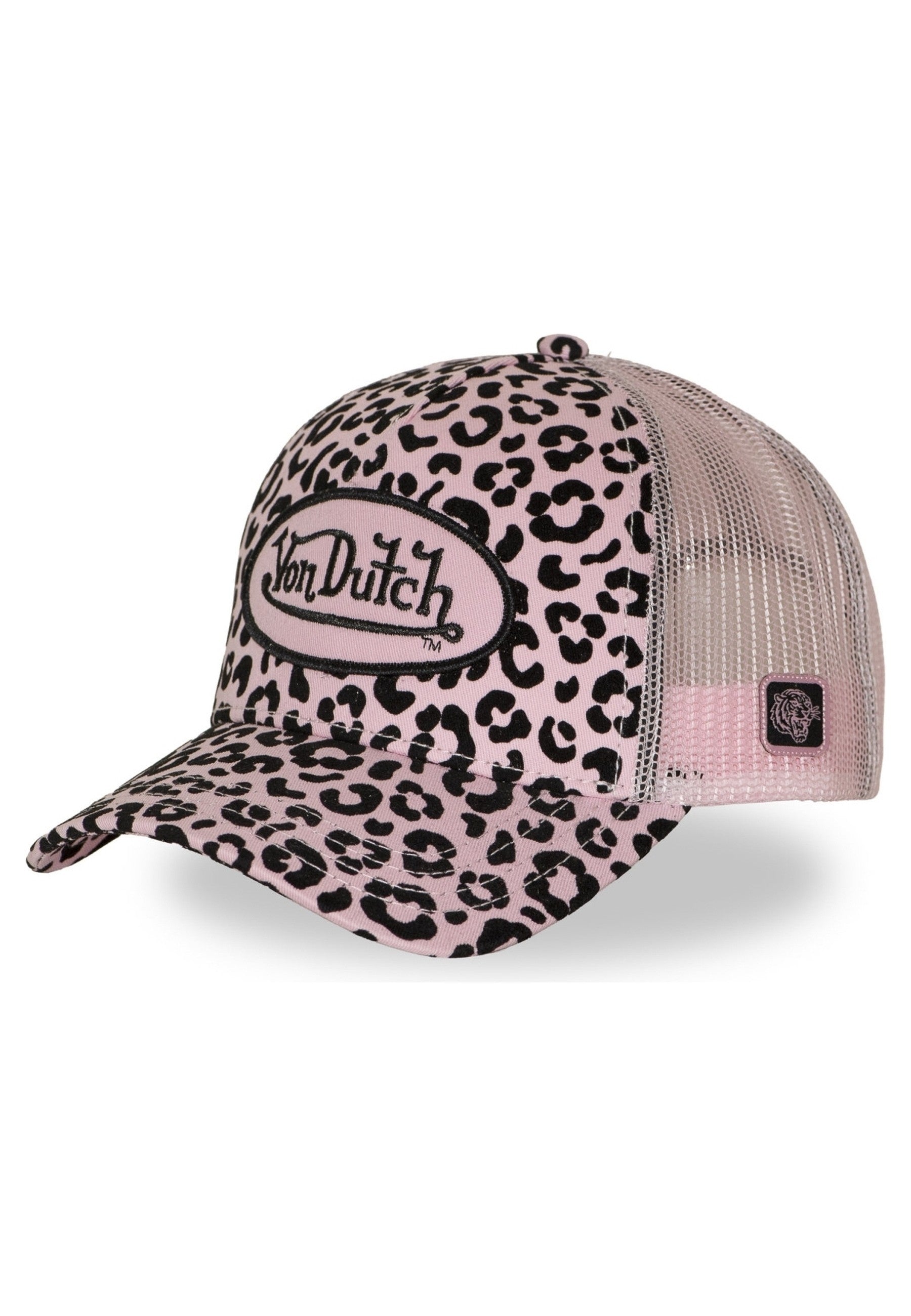 GORRA VON DUTCH ROSA CHEETAH PRINT TRUCKER CAP