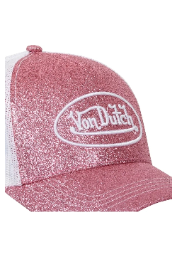 GORRA VON DUTCH ROSA GLITTER P TRUCKER CAP