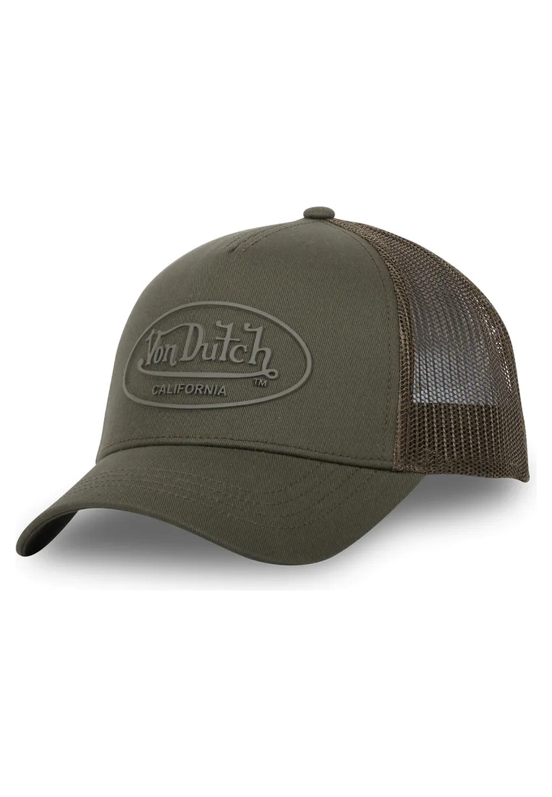 GORRA VON DUTCH VERDE LOG07 RUBBER PATCH TRUCKER CAP