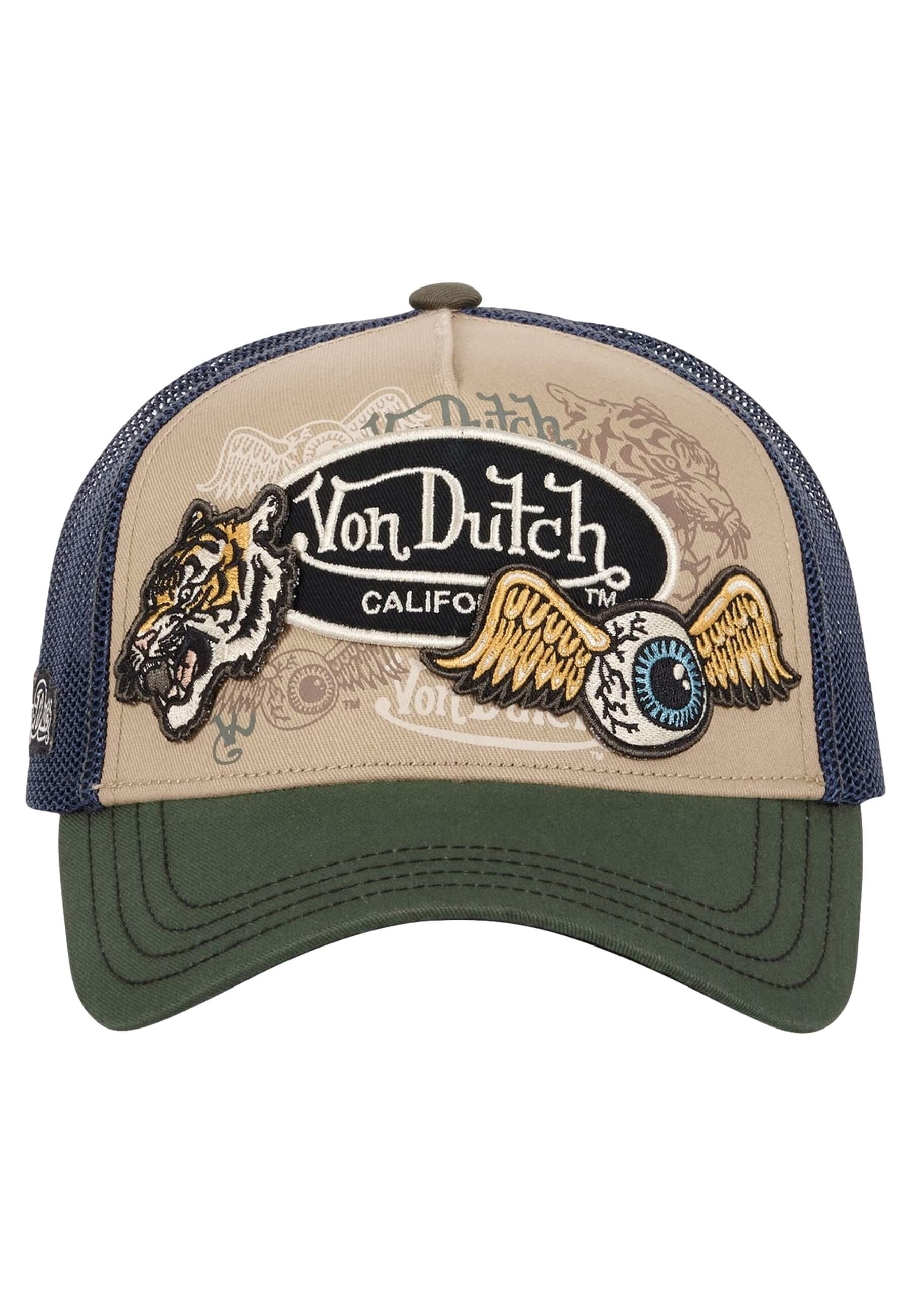 GORRA VON DUTCH VERDE PARCHES PATCHES07 TRUCKER CAP