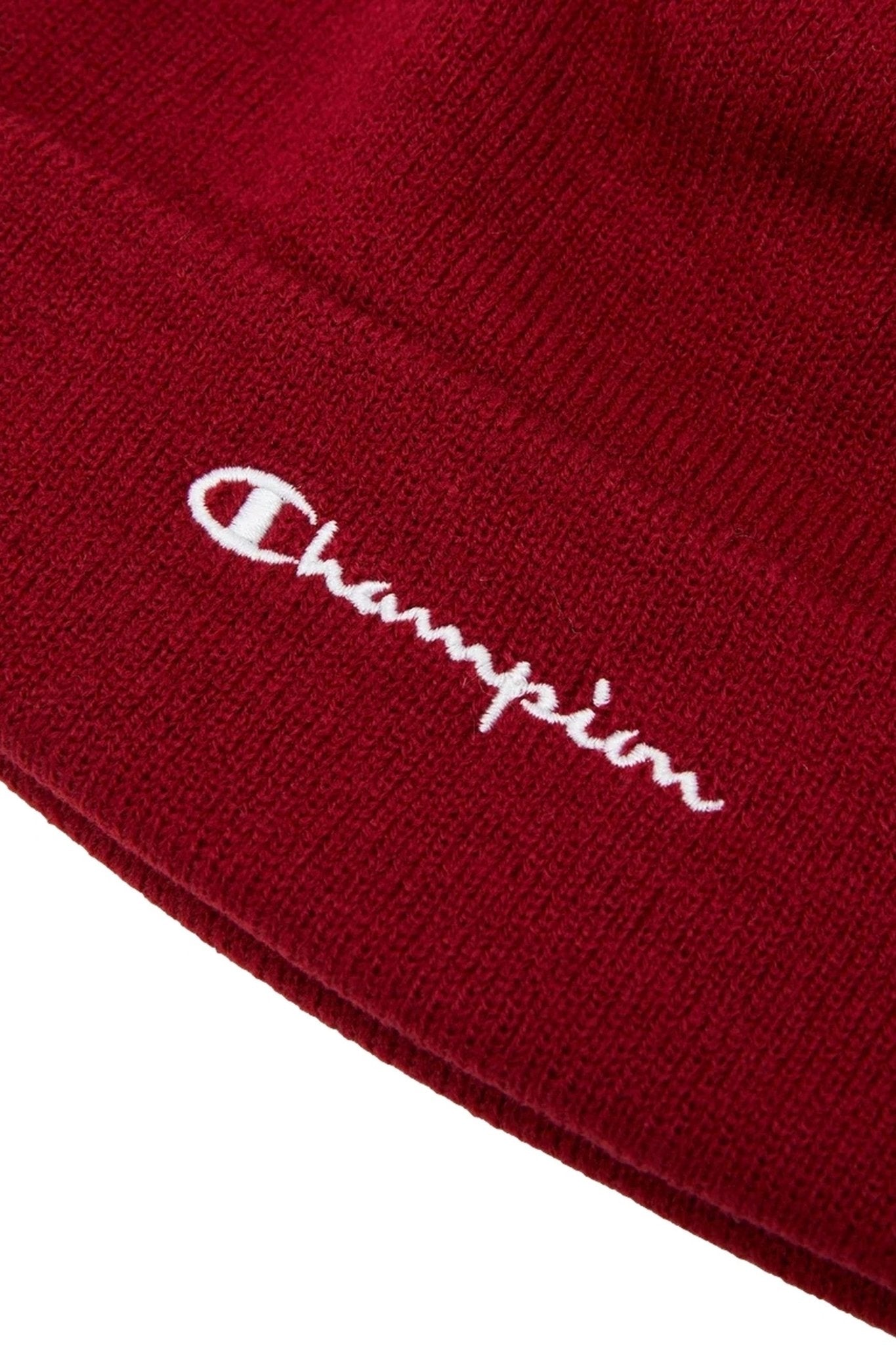 GORRO CHAMPION GRANATE LOGO LETRAS BORDADO FRENTE - AREA ZERO