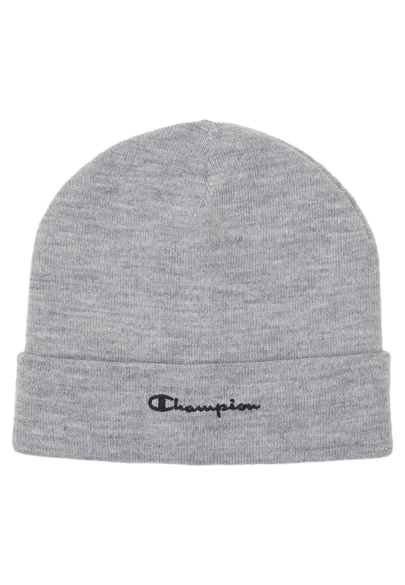 GORRO CHAMPION GRIS JASPEADO LOGO LETRAS BORDADO FRENTE - AREA ZERO