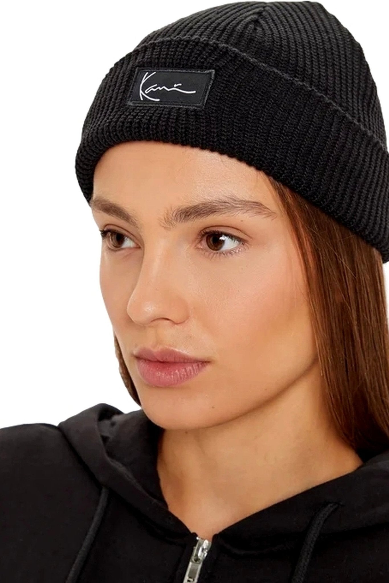 GORRO KARL KANI NEGRO CLASSIC SIGNATURE BEANIE - AREA ZERO
