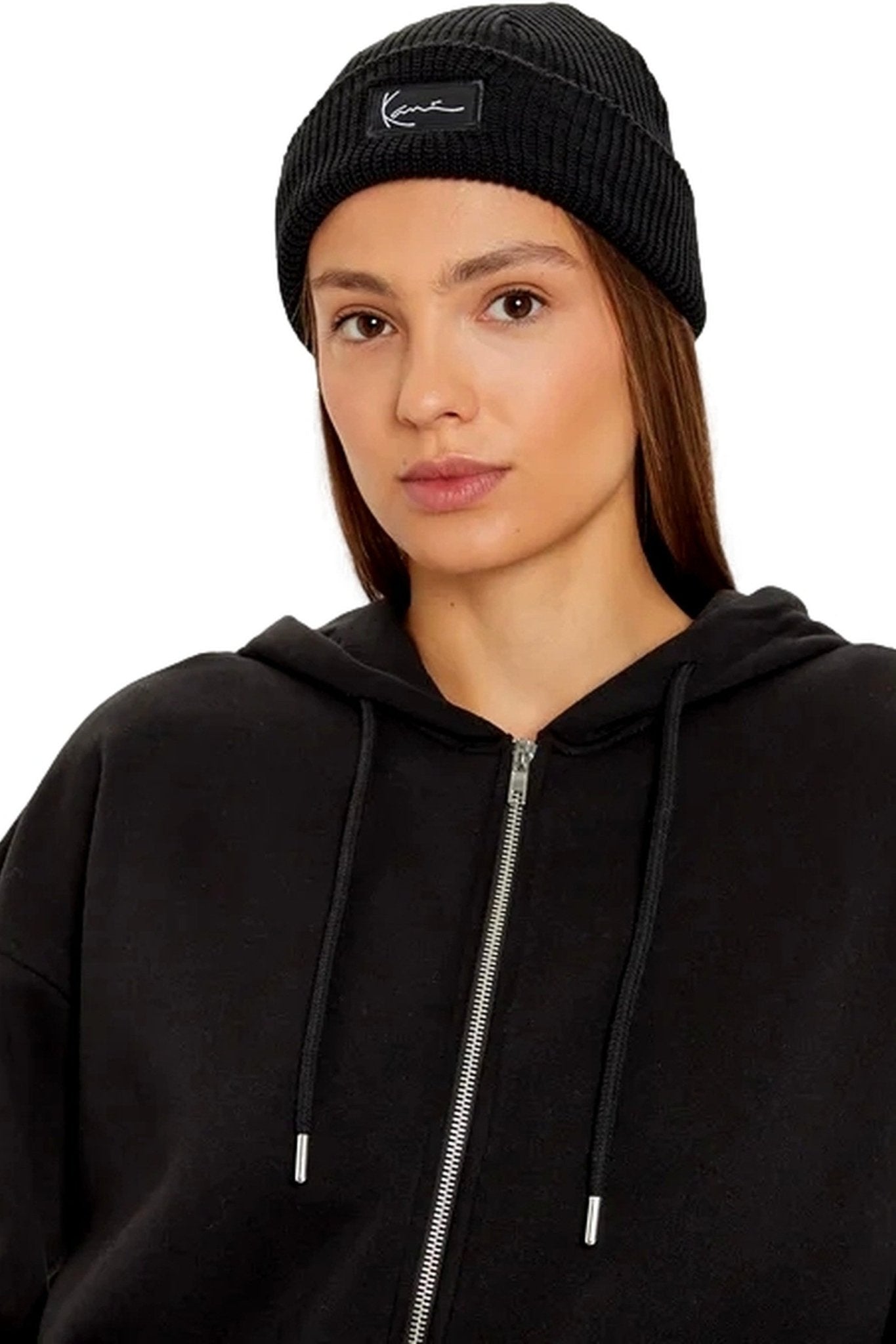 GORRO KARL KANI NEGRO CLASSIC SIGNATURE BEANIE - AREA ZERO