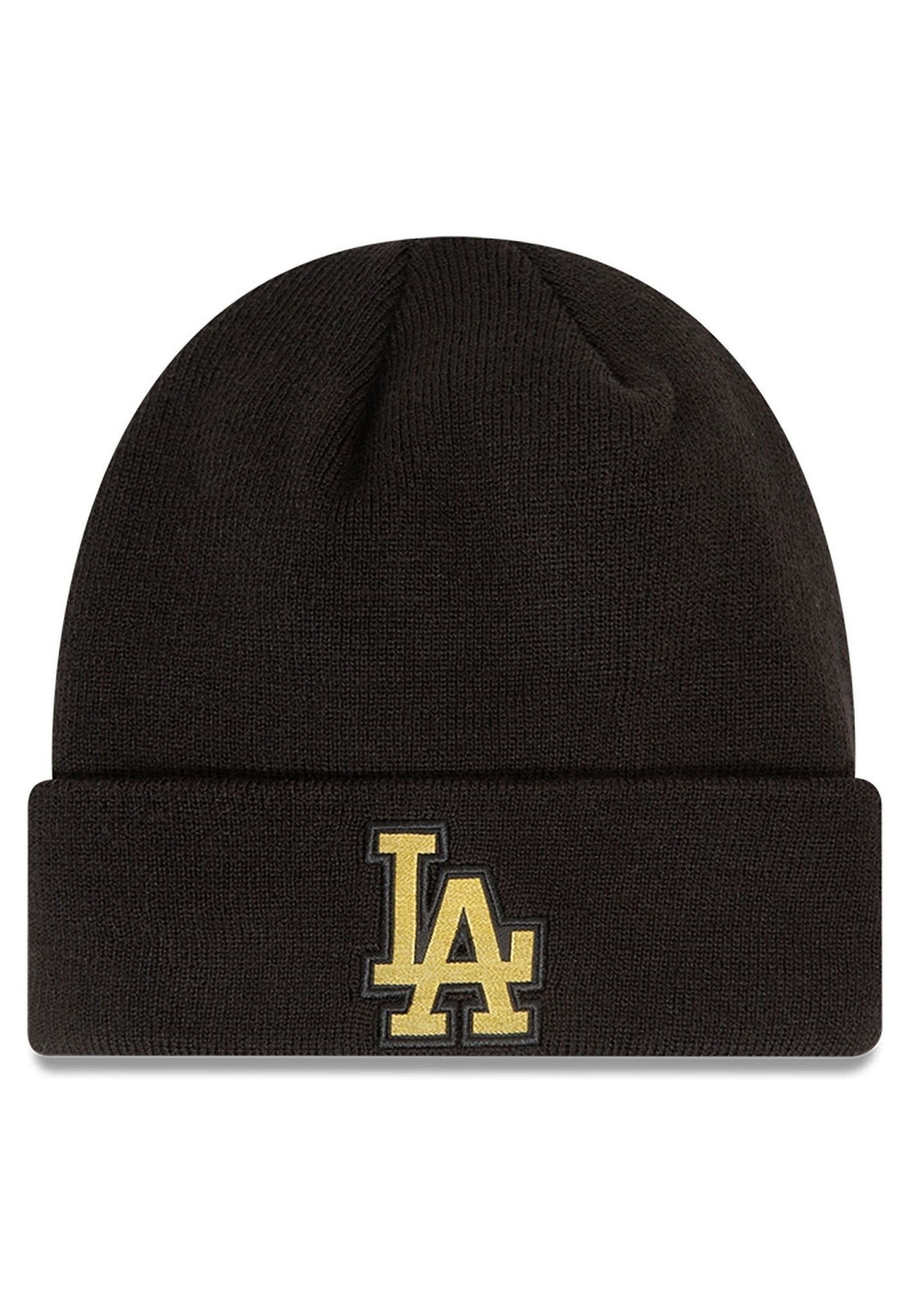 GORRO NEW ERA NEGRO DODGERS METALLIC BADGE BEANIE LOSDOD - AREA ZERO