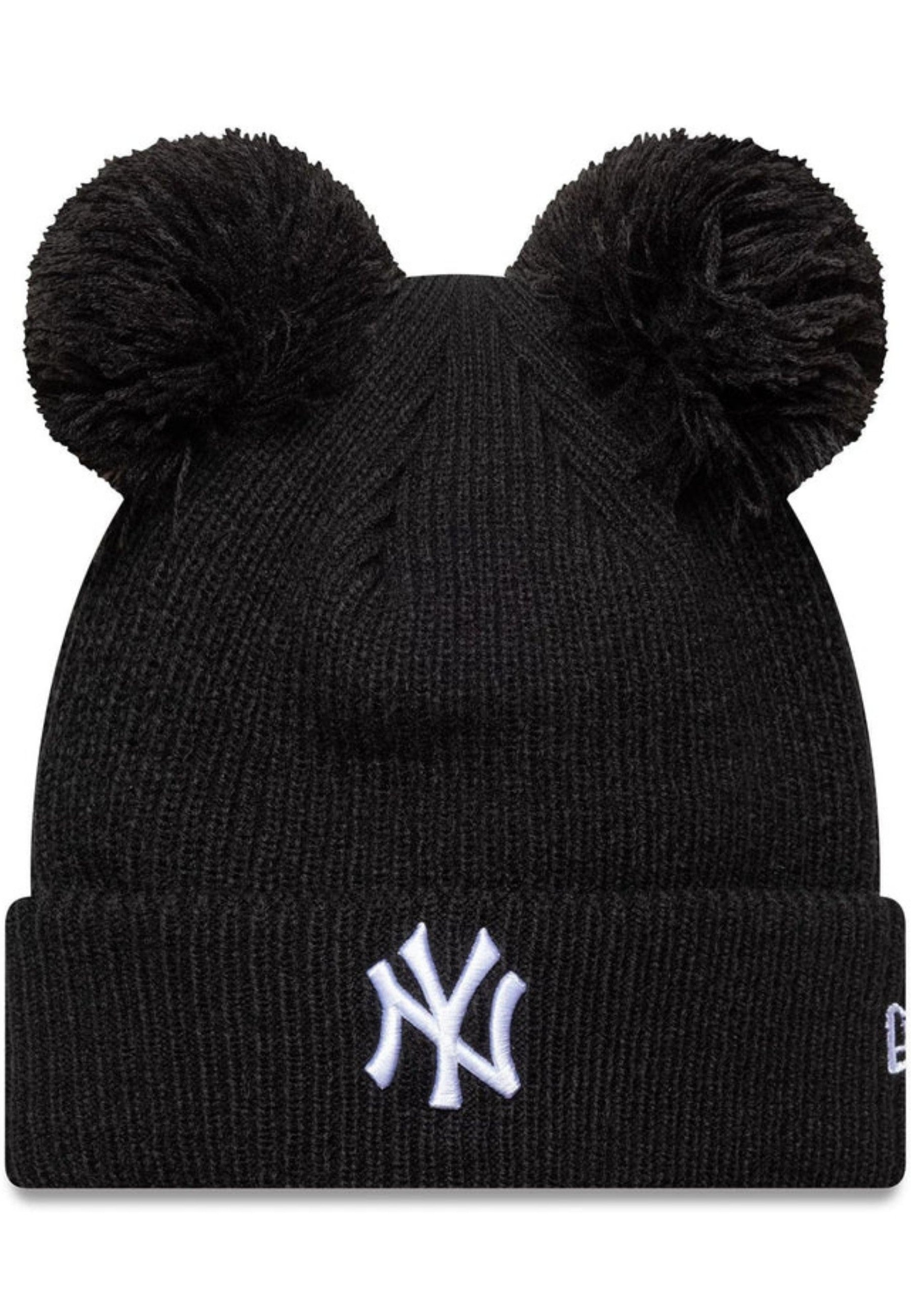 GORRO NEW ERA NEGRO YANKEES DOUBLE POM BEANIE