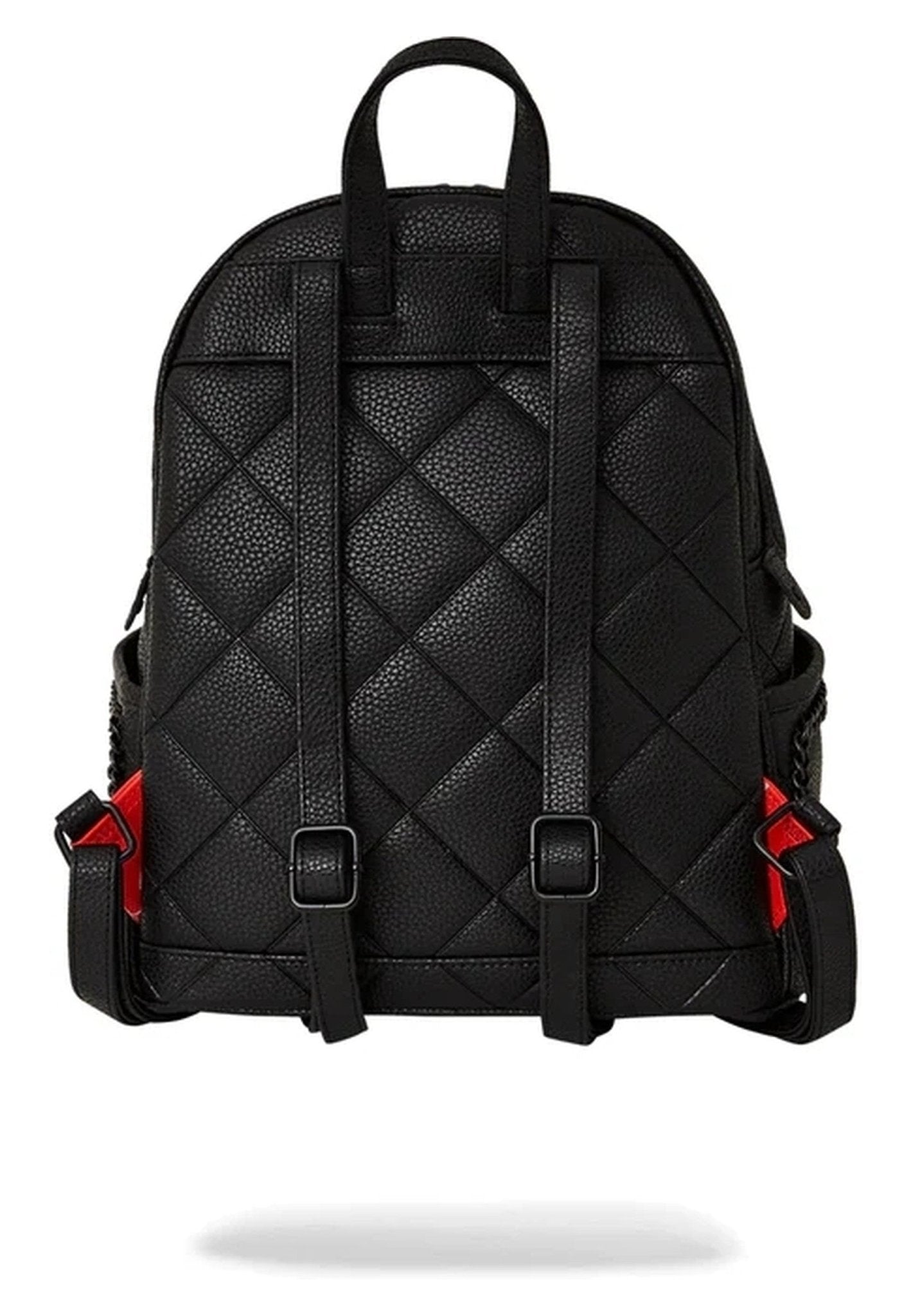 MOCHILA PEQUEÑA SPRAYGROUND NEGRA QUILT WITH 1 LINE STITCH BACKPACK - AREA ZERO