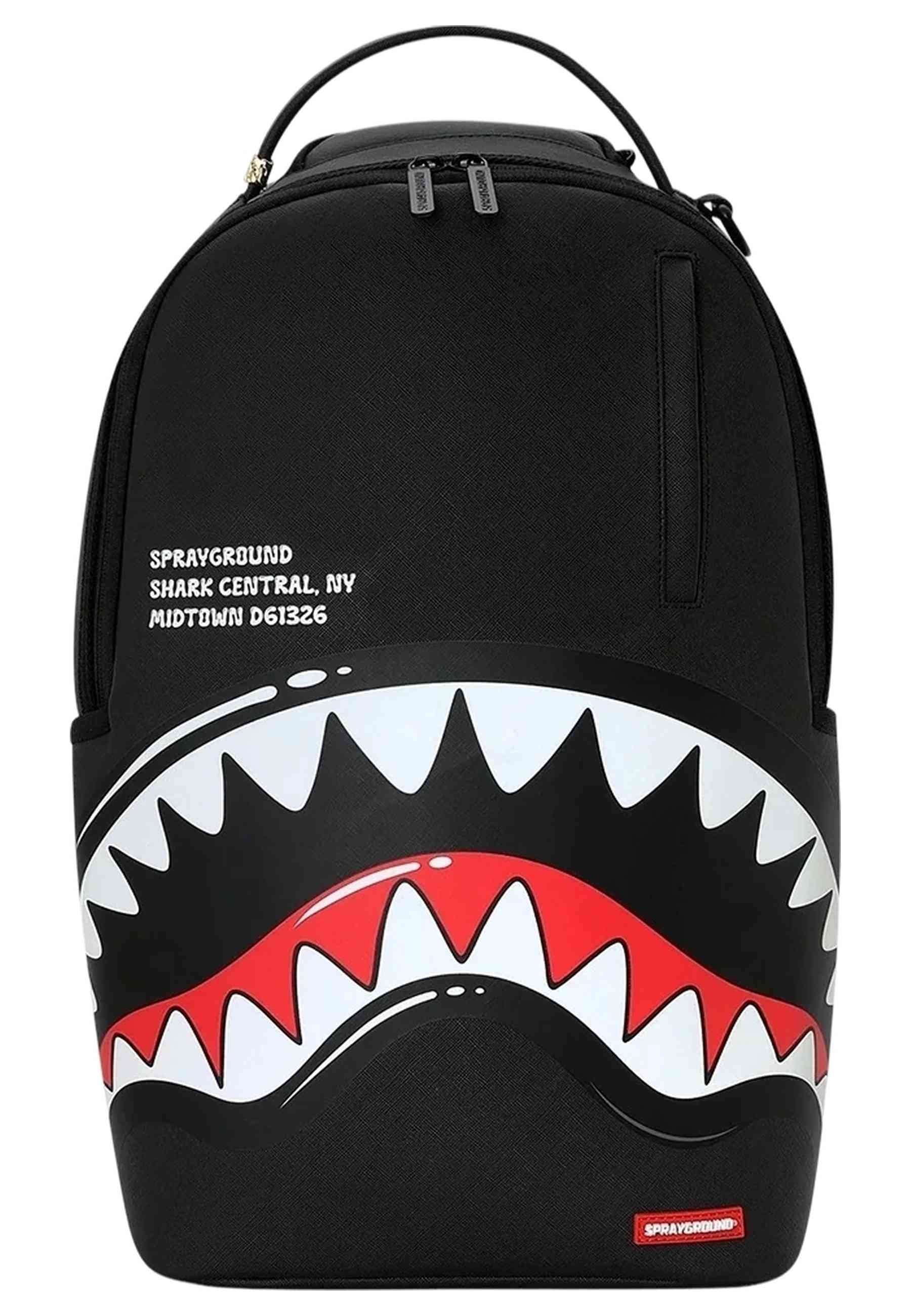 MOCHILA SPRAUGROUND NEGRA SHARK CENTRAL BUBBLY BLACK BACKPACK
