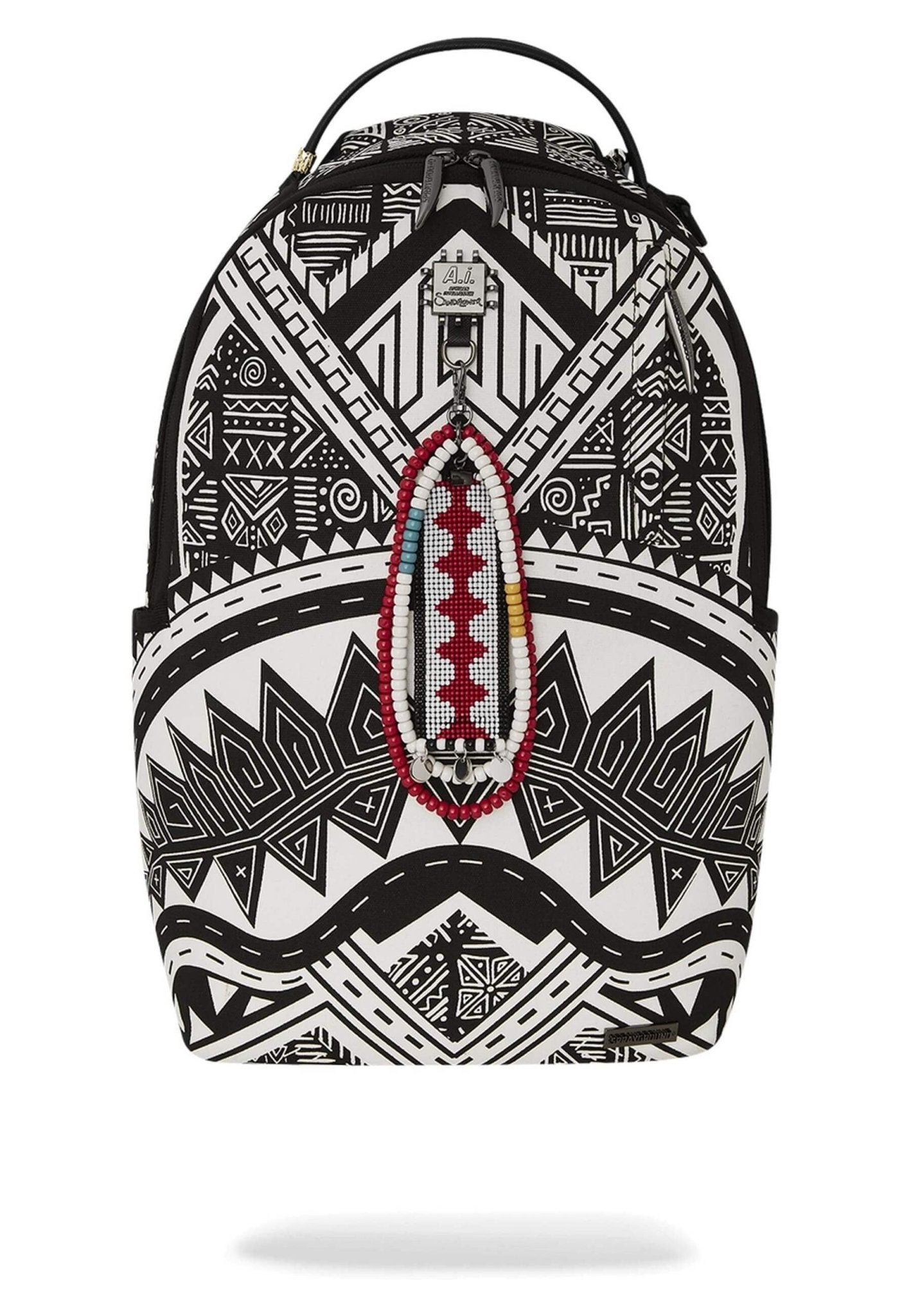 MOCHILA SPRAYGROUND BLANCA AI JOURNEY TO THE MIND DLXV BACKPACK - AREA ZERO