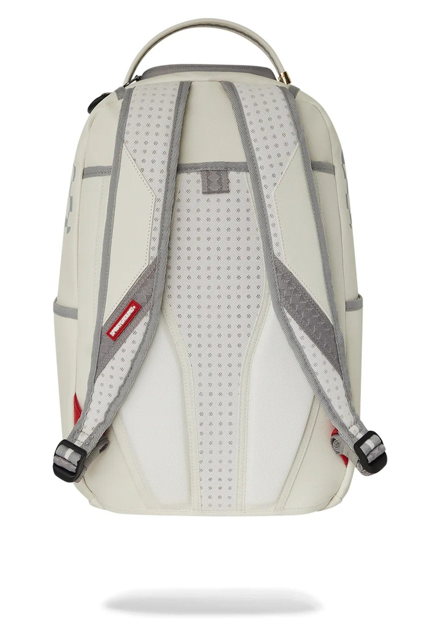 MOCHILA SPRAYGROUND BLANCA CREAM CHECK SHARK CENTRAL BACKPACK - AREA ZERO