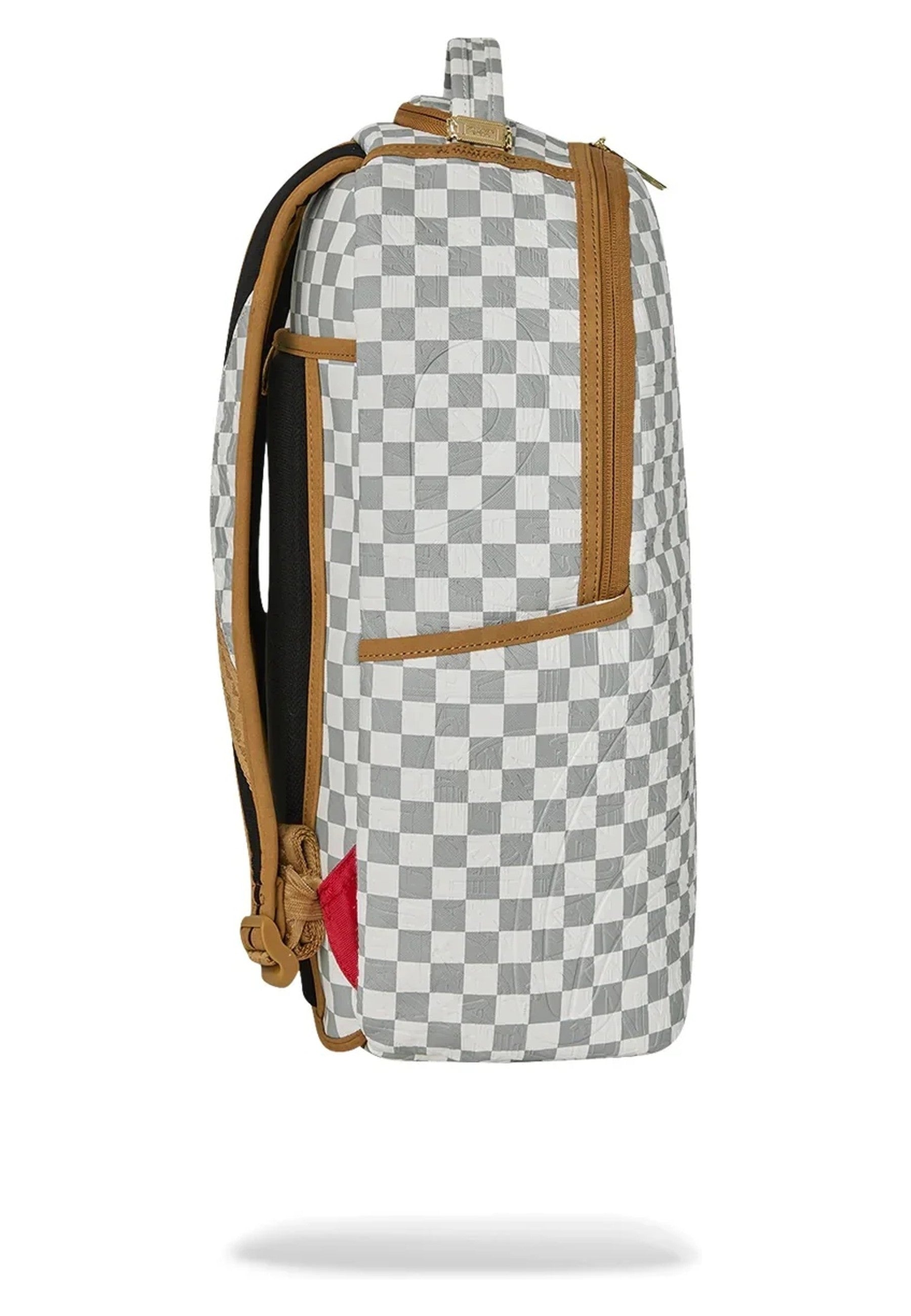 MOCHILA SPRAYGROUND BLANCA GRAFF EMBOSSED CREAM CHECK BACKPACK