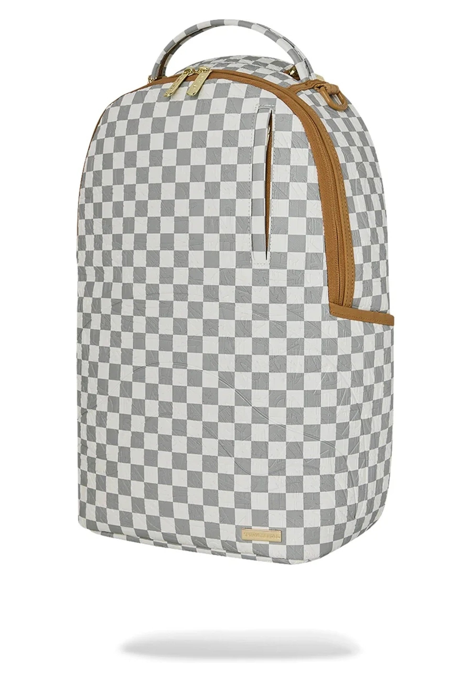 MOCHILA SPRAYGROUND BLANCA GRAFF EMBOSSED CREAM CHECK BACKPACK