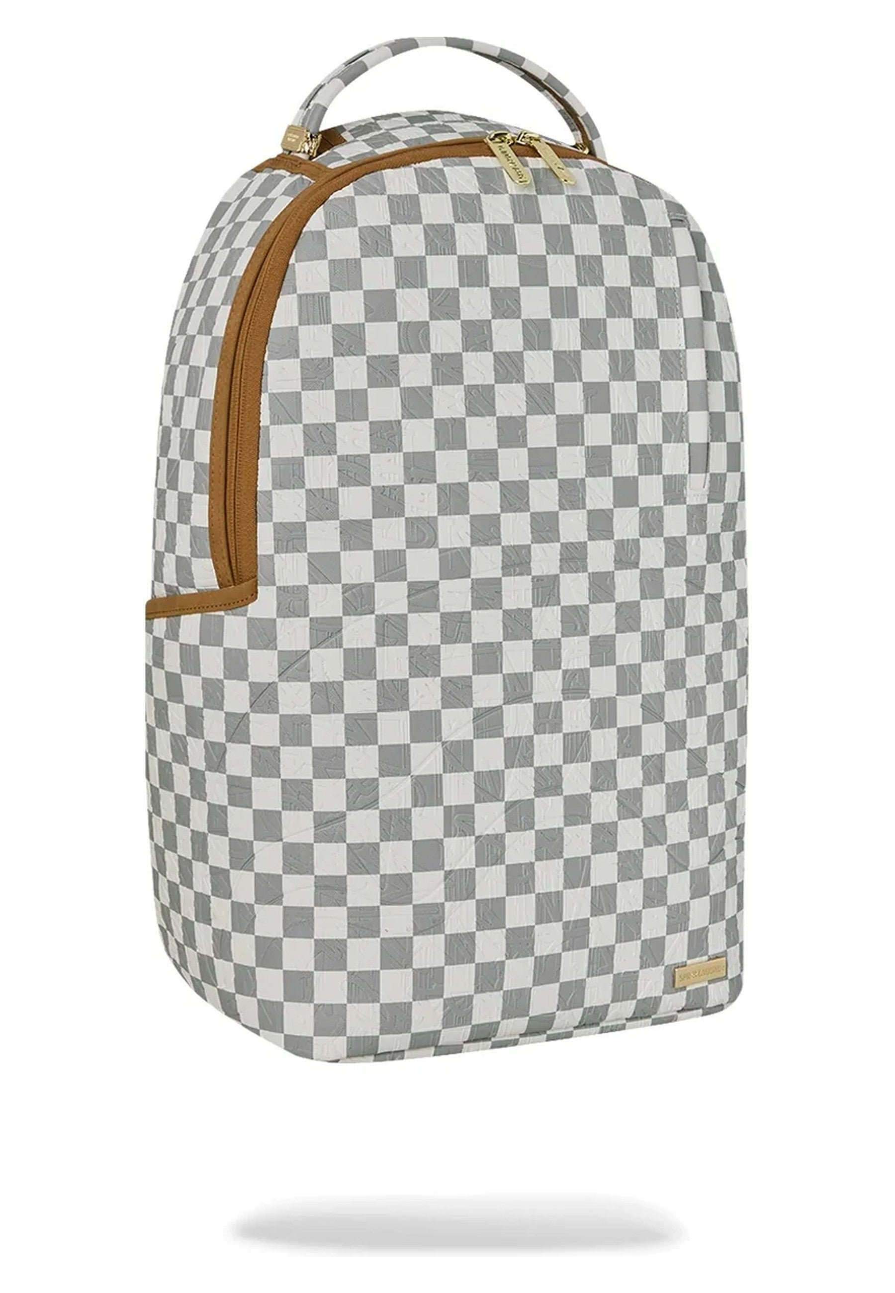 MOCHILA SPRAYGROUND BLANCA GRAFF EMBOSSED CREAM CHECK BACKPACK