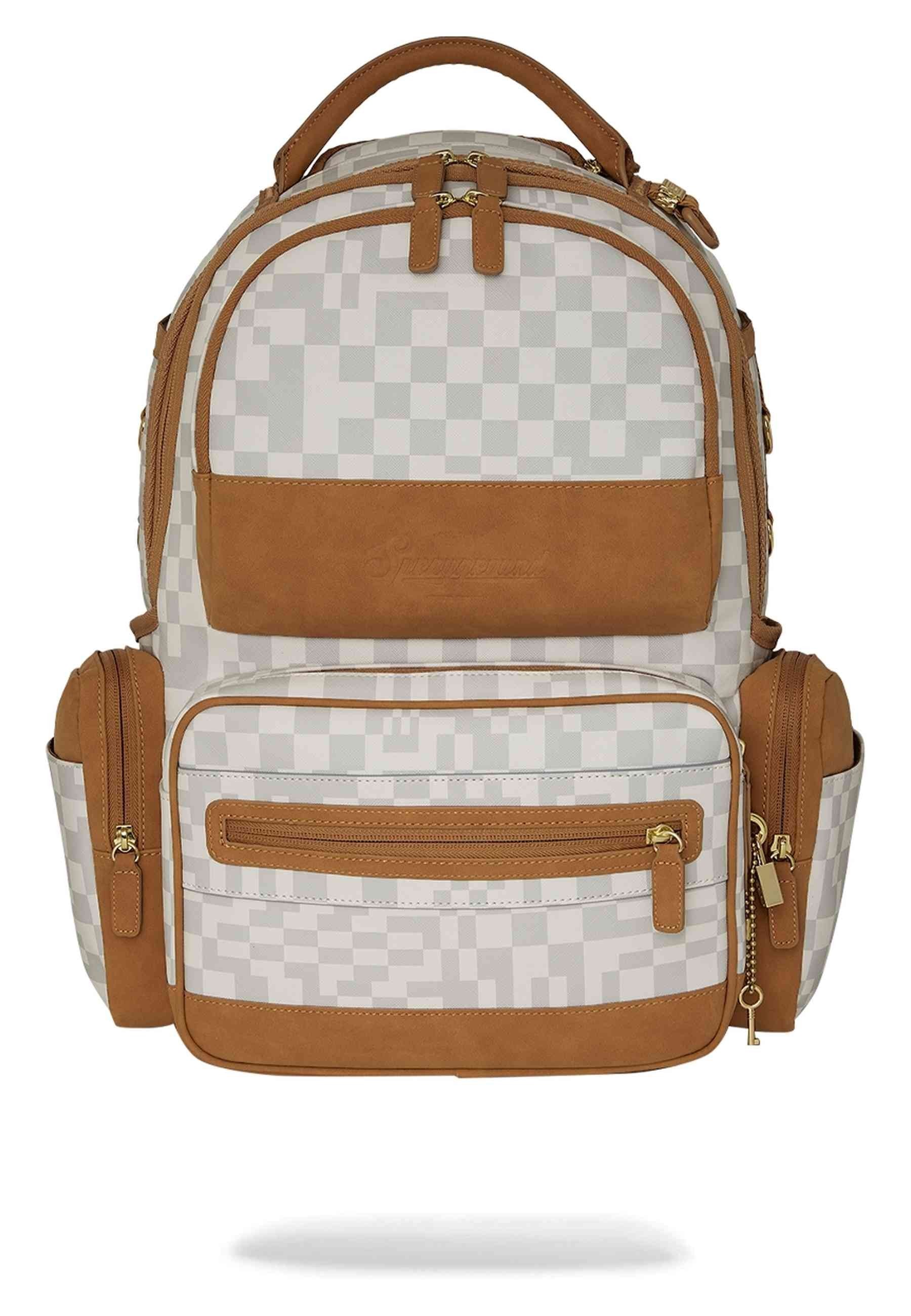 MOCHILA SPRAYGROUND BLANCA OPERATION SMOOTH DLXV BACKPACK