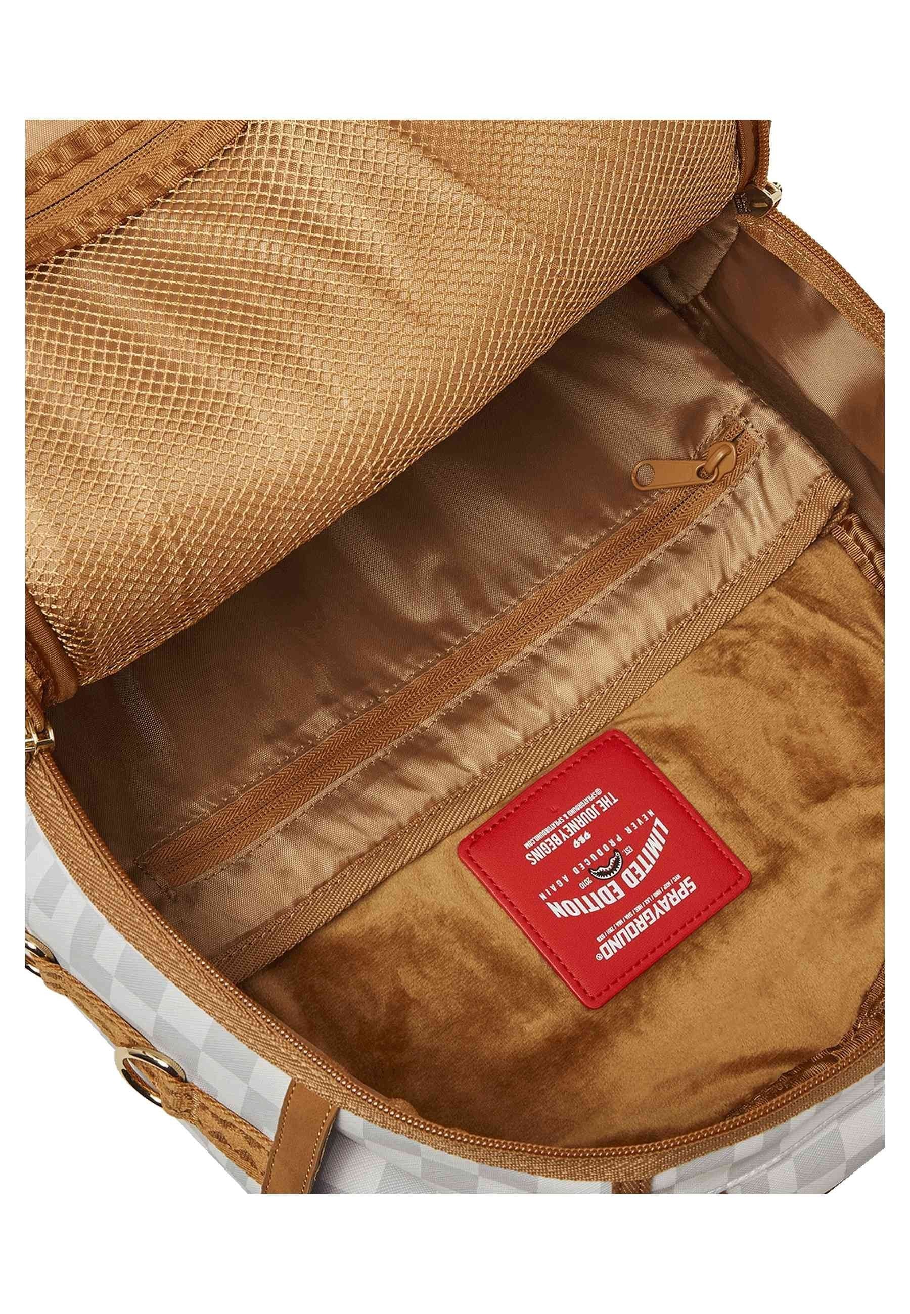MOCHILA SPRAYGROUND BLANCA OPERATION SMOOTH DLXV BACKPACK