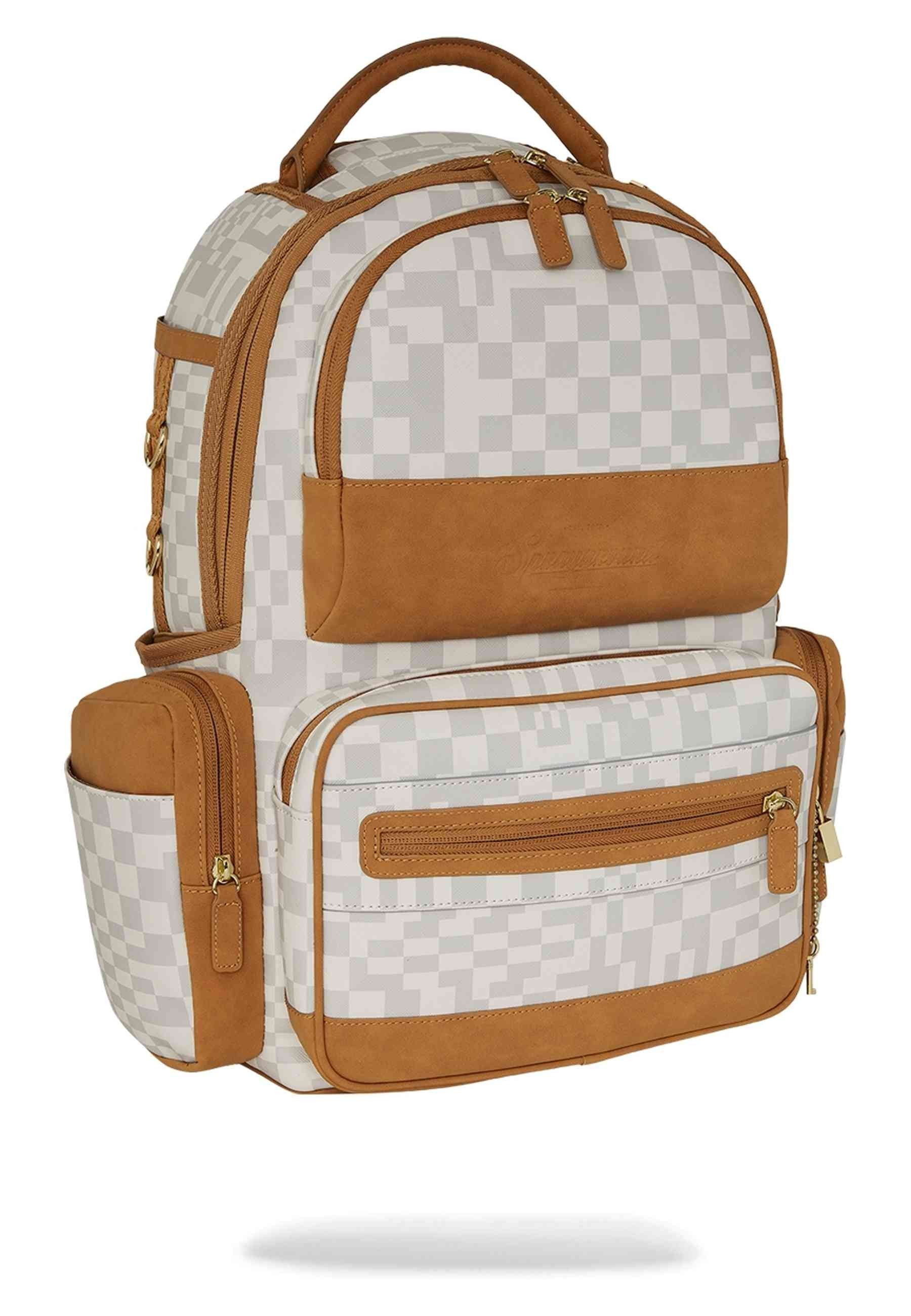 MOCHILA SPRAYGROUND BLANCA OPERATION SMOOTH DLXV BACKPACK