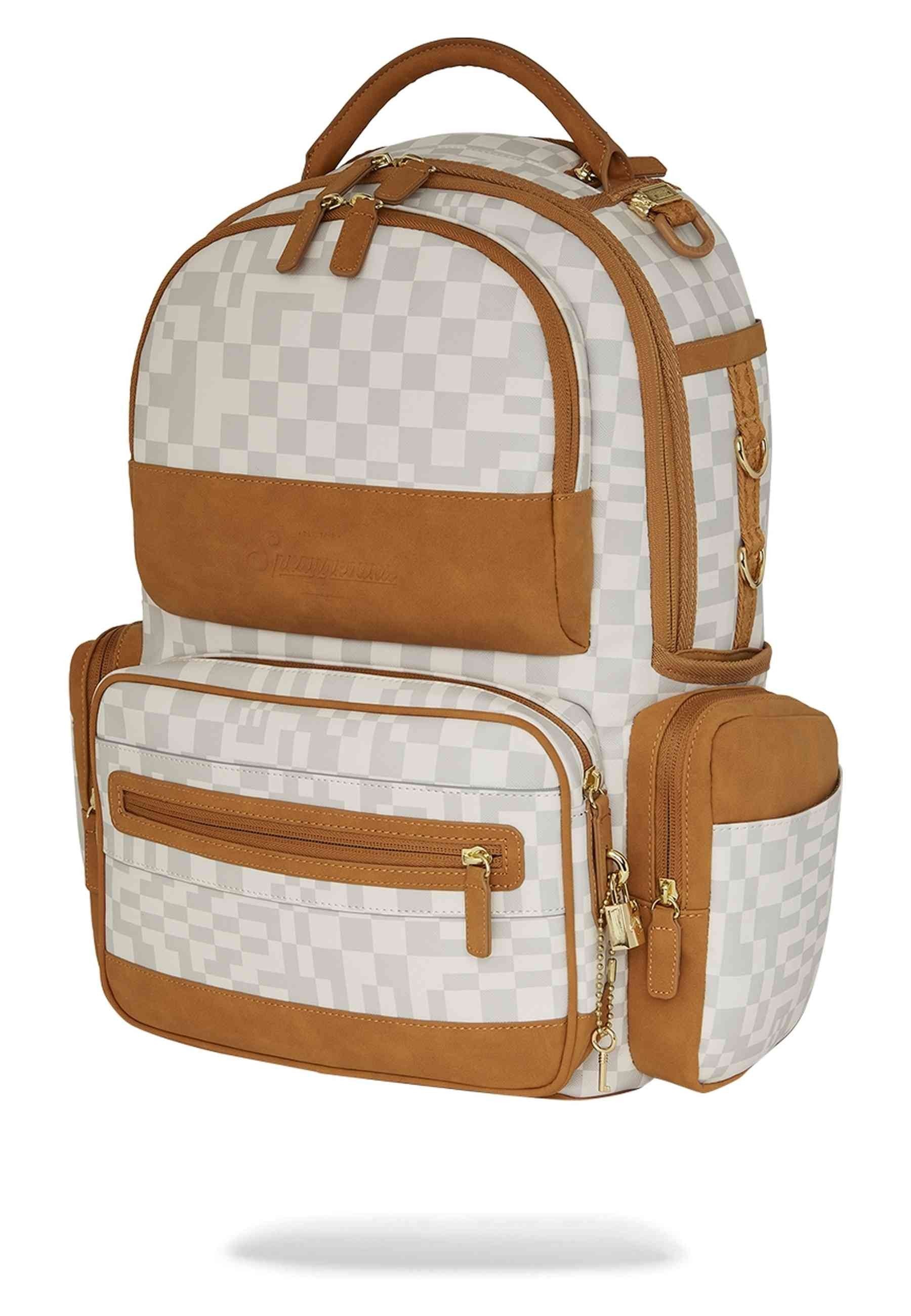 MOCHILA SPRAYGROUND BLANCA OPERATION SMOOTH DLXV BACKPACK